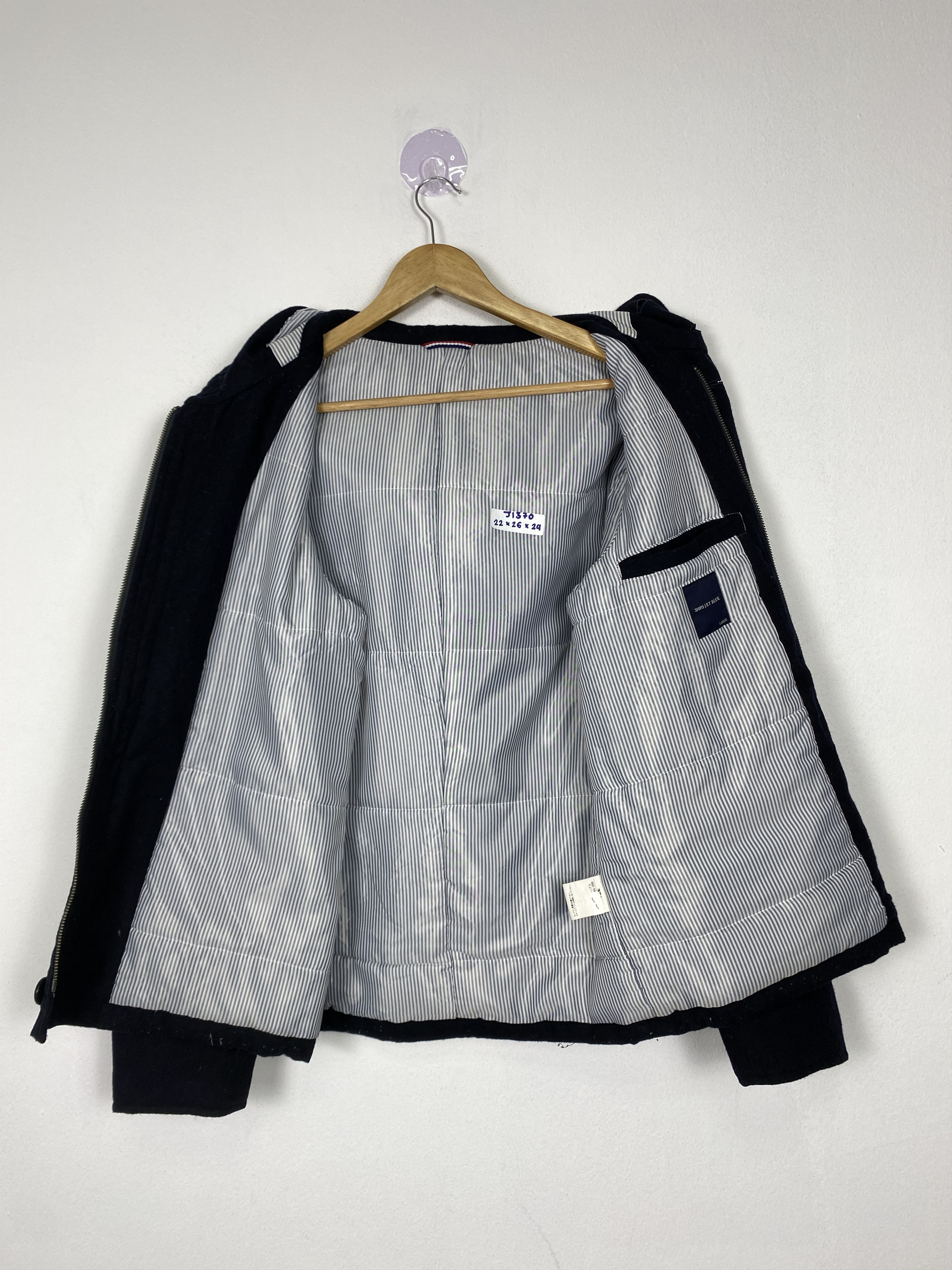 Ships Jet Blue Vintage Ships Jet Blue Hoodie Button Up Jacket J1370 Size US S / EU 44-46 / 1 - 10 Thumbnail