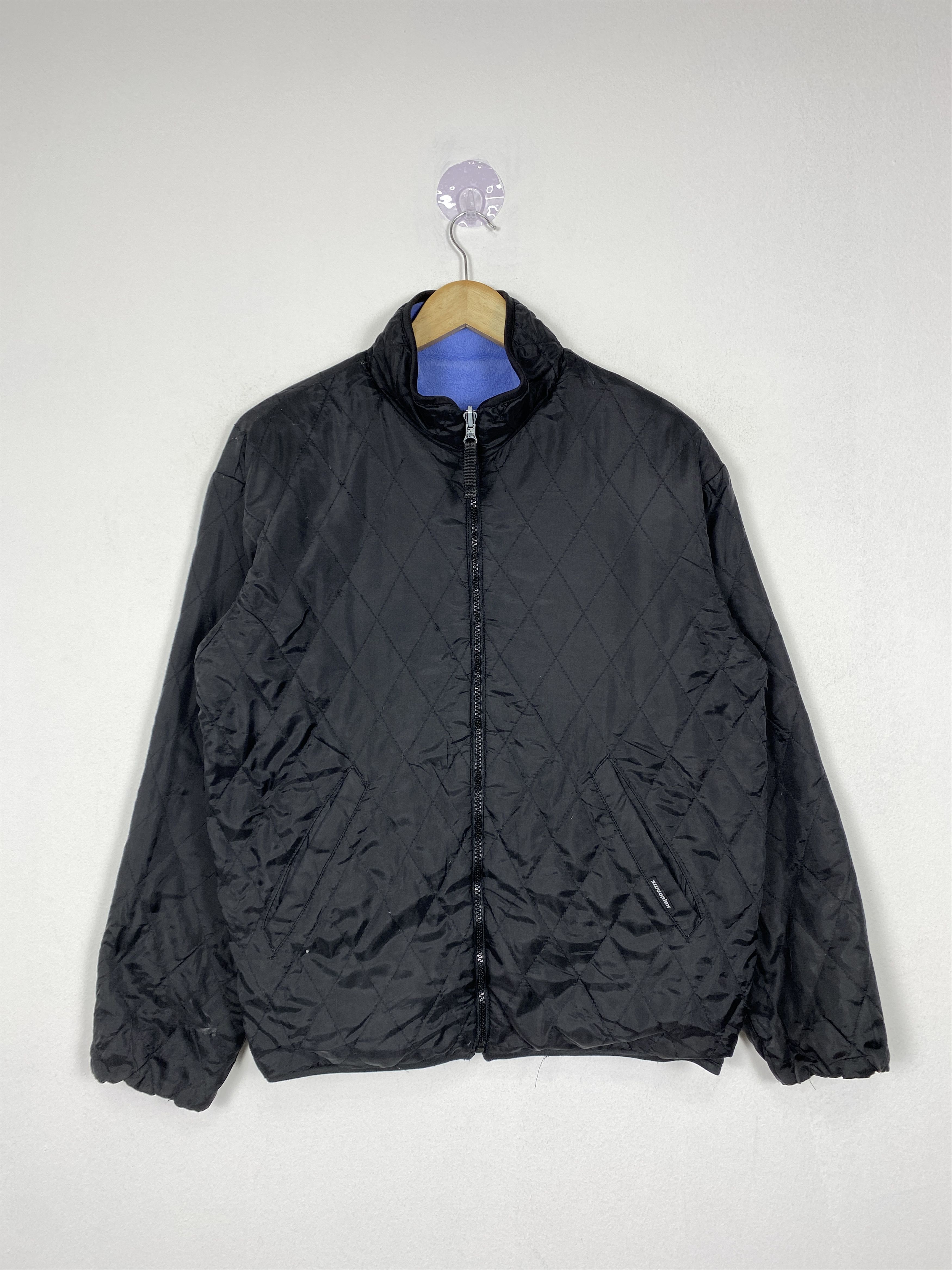 Japanese Brand × Vintage Vintage Swooplex Quilted Reversible Zip Up Jackat Size US S / EU 44-46 / 1 - 9 Thumbnail