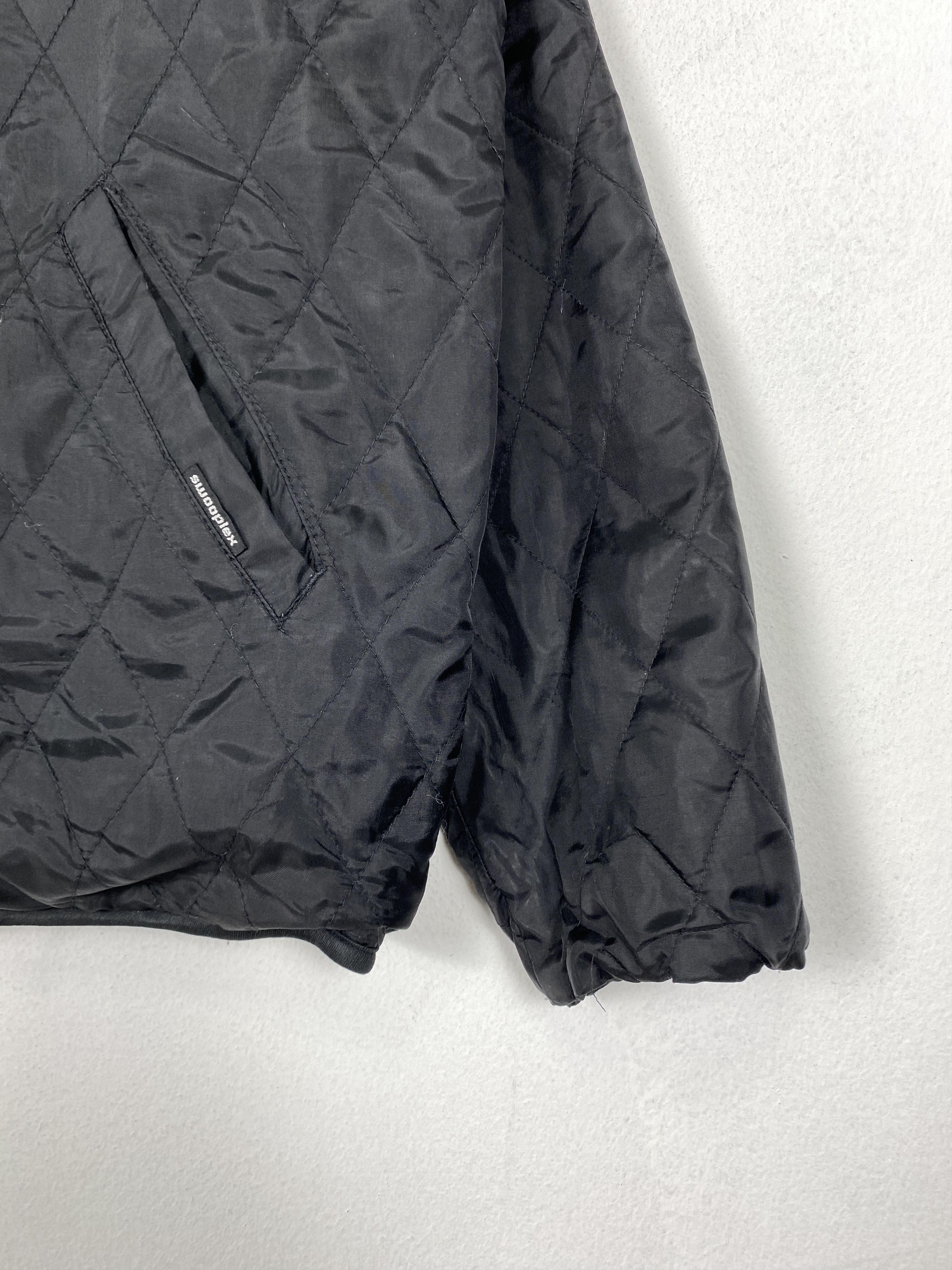 Japanese Brand × Vintage Vintage Swooplex Quilted Reversible Zip Up Jackat Size US S / EU 44-46 / 1 - 12 Thumbnail