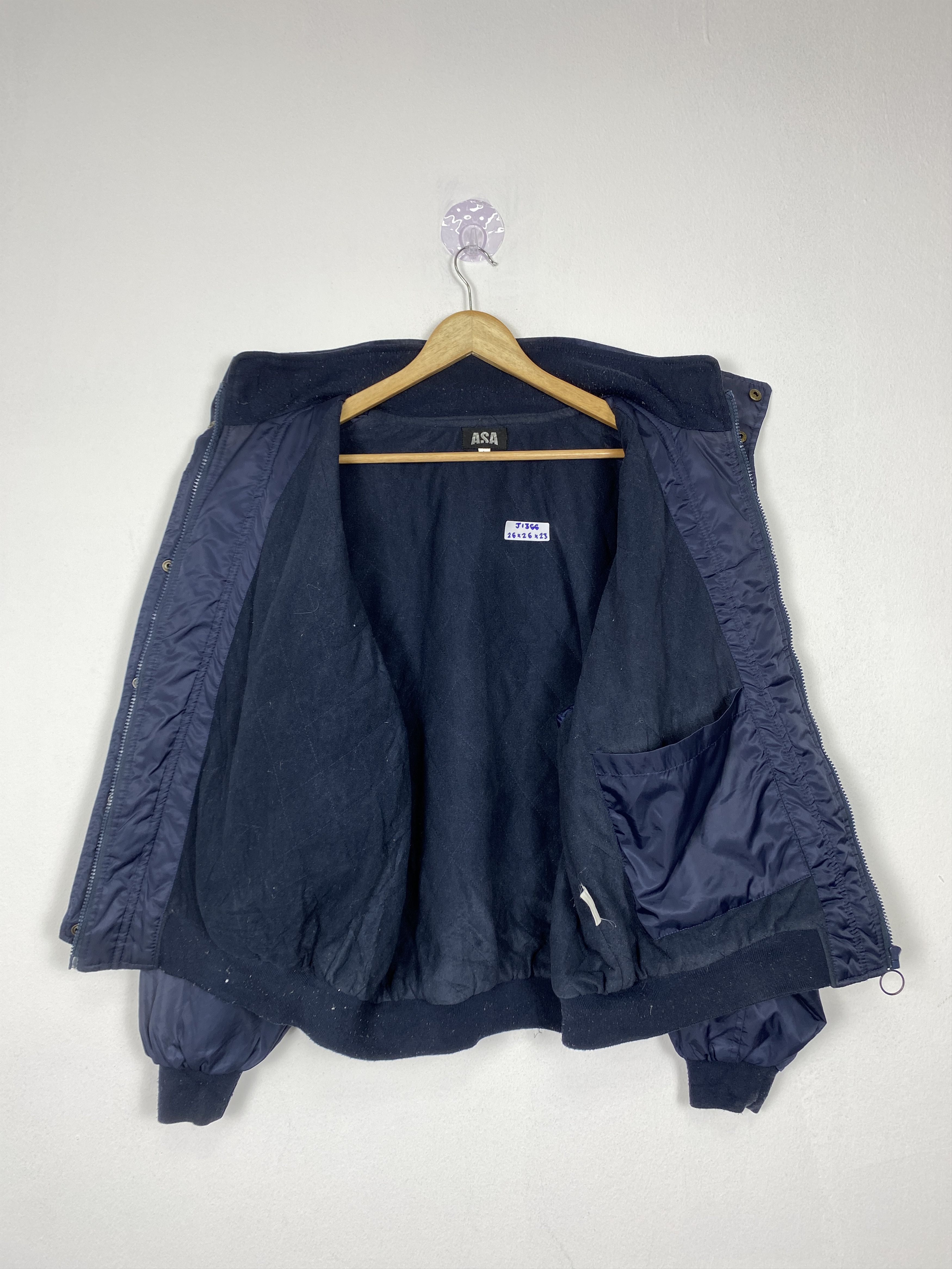 Asahi Vintage Asahi Shimbun Service Anchor Zip Up Jacket J1366 Size US L / EU 52-54 / 3 - 11 Thumbnail