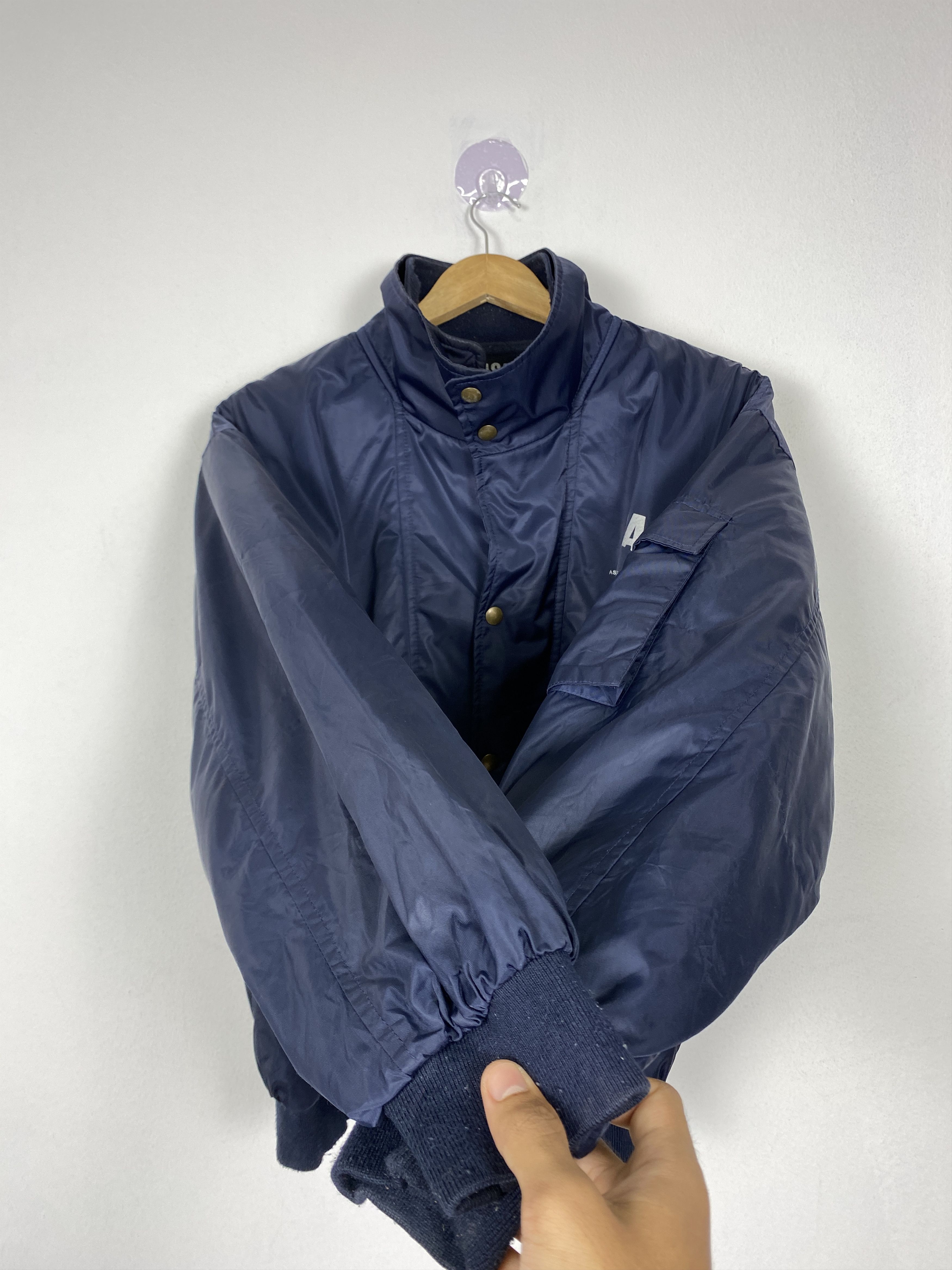 Asahi Vintage Asahi Shimbun Service Anchor Zip Up Jacket J1366 Size US L / EU 52-54 / 3 - 10 Thumbnail