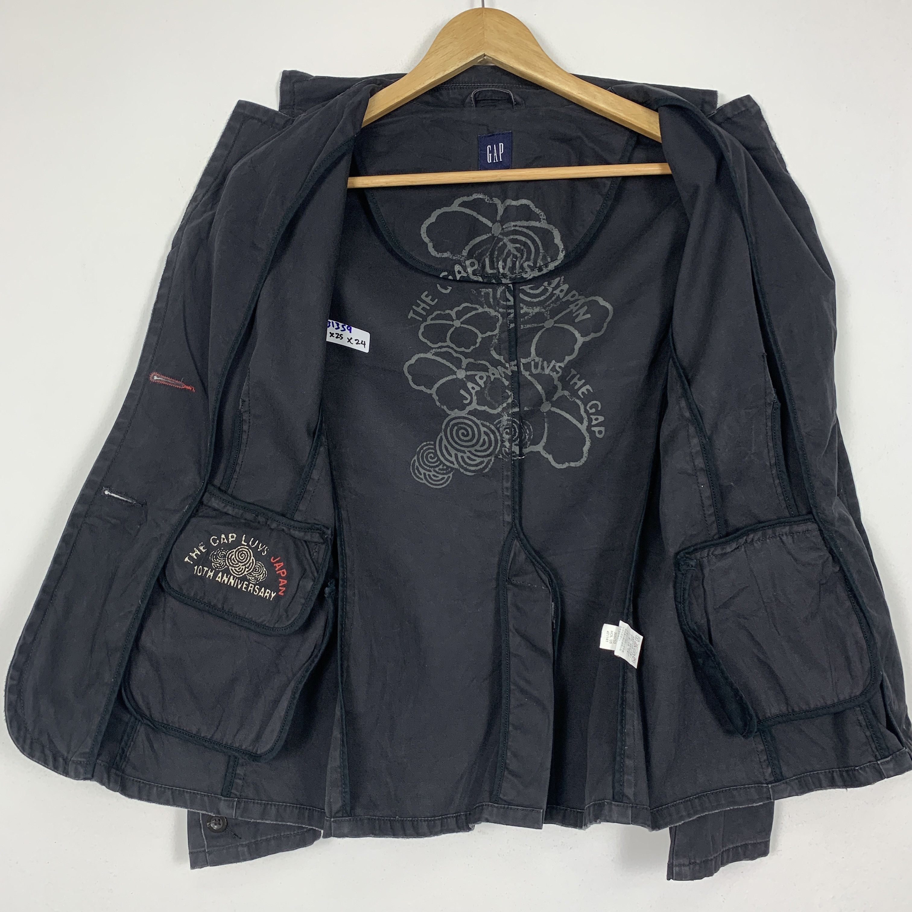 Gap Vintage Gap Rugged Faded Button Jacket J1359 Size XXL / US 16-18 / IT 52-54 - 8 Thumbnail