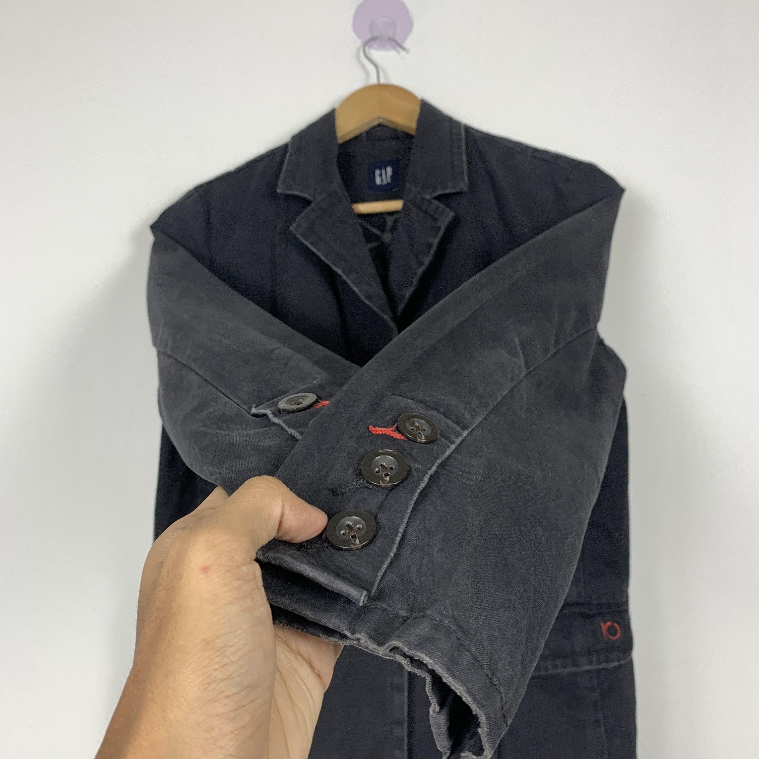 Gap Vintage Gap Rugged Faded Button Jacket J1359 Size XXL / US 16-18 / IT 52-54 - 5 Thumbnail