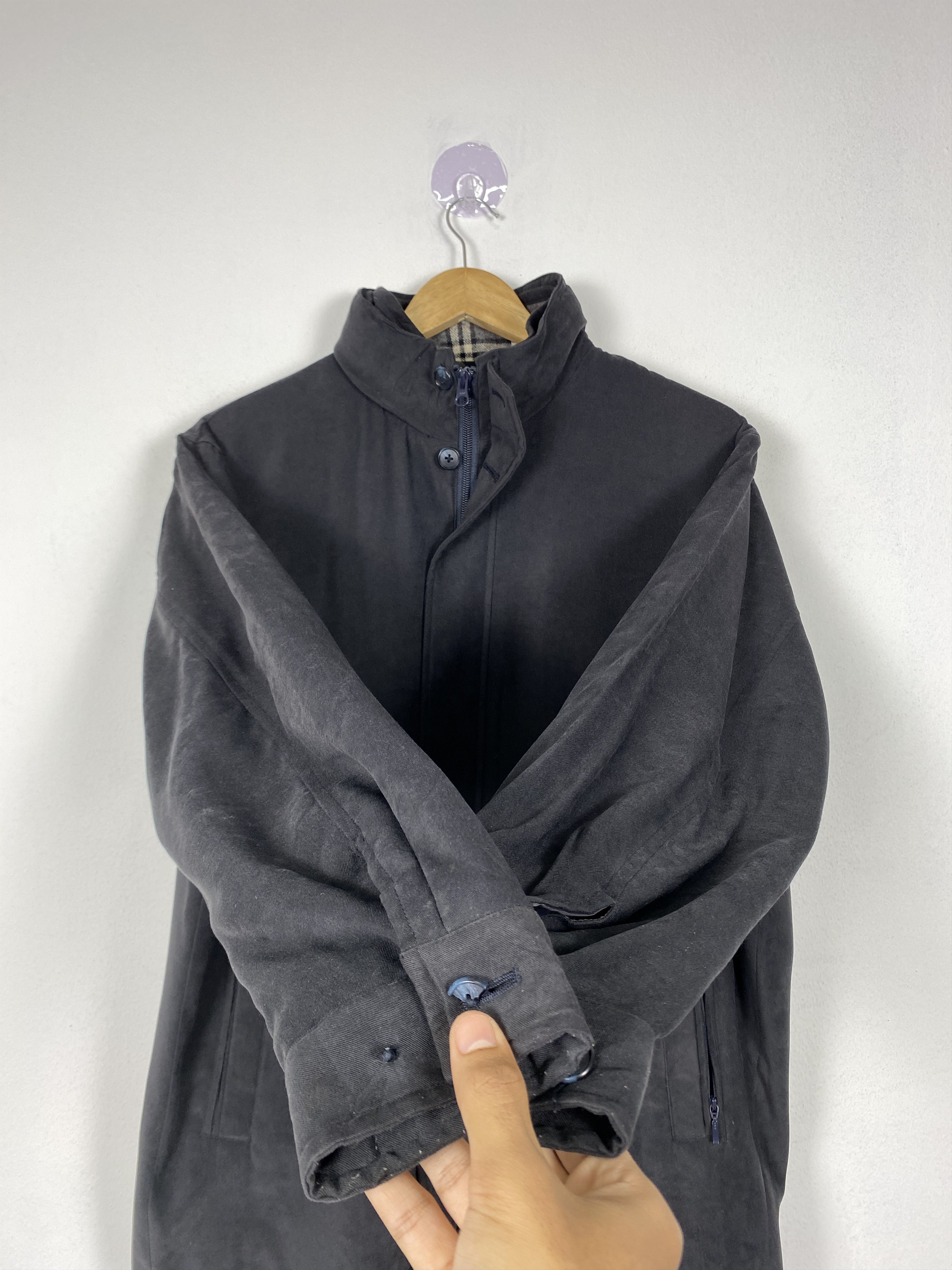 Japanese Brand Vintage Standard Member Quilted Lining Zip Up Jacket J1362 Size US S / EU 44-46 / 1 - 7 Thumbnail