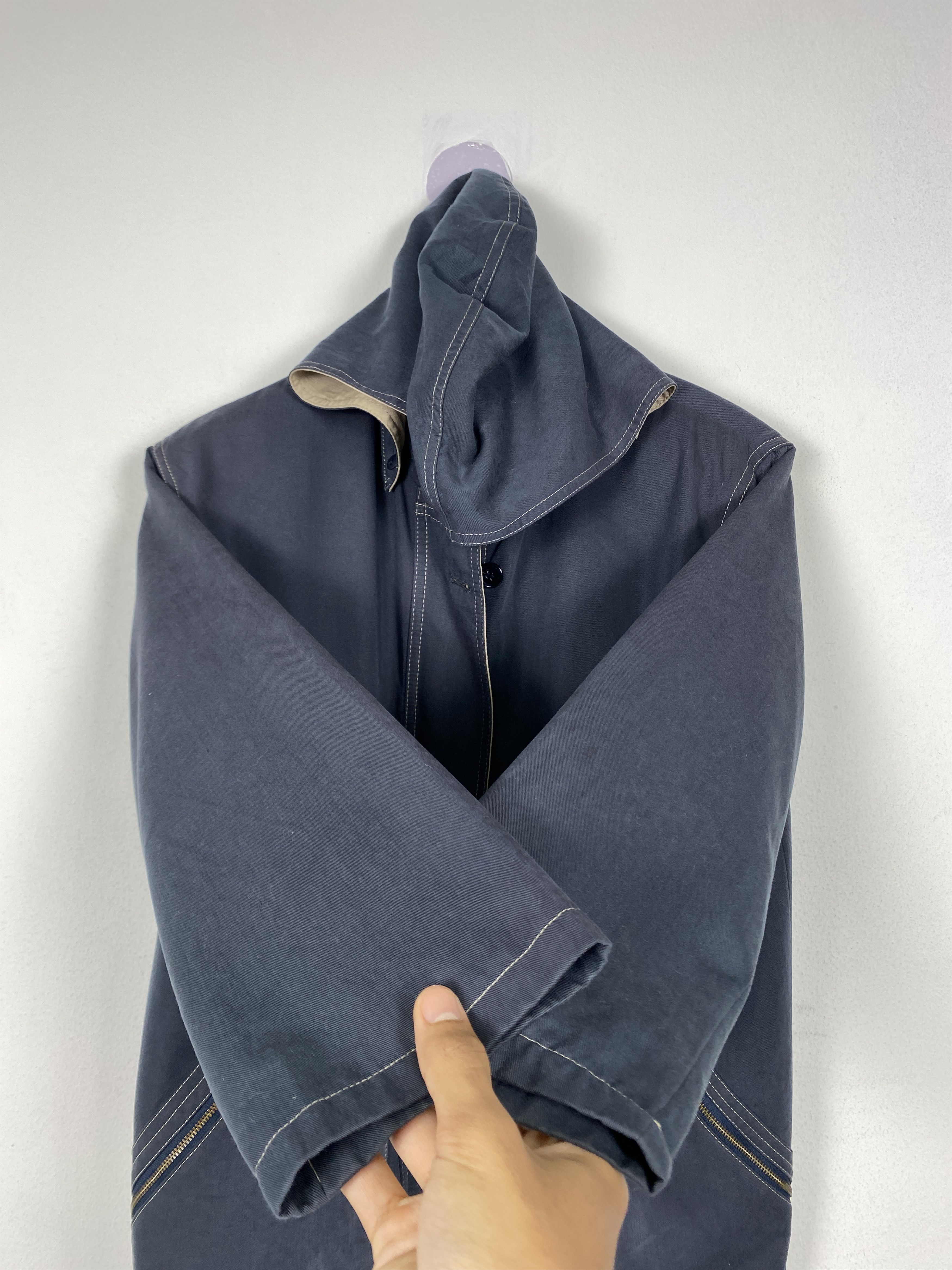 Japanese Brand Vintage Five & Seven Hoodie Zip Up Jacket J1363 Size US S / EU 44-46 / 1 - 7 Thumbnail