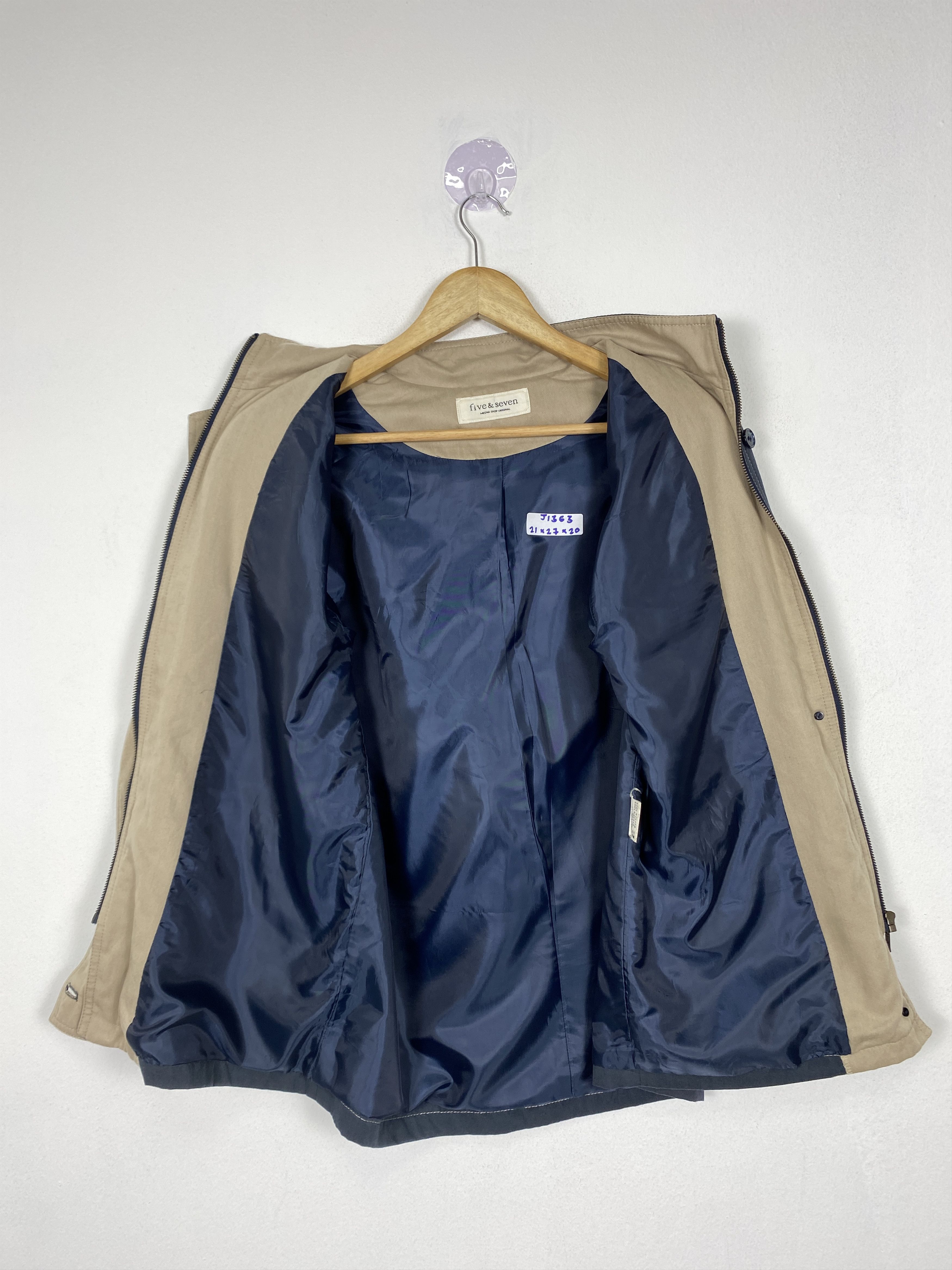Japanese Brand Vintage Five & Seven Hoodie Zip Up Jacket J1363 Size US S / EU 44-46 / 1 - 9 Thumbnail