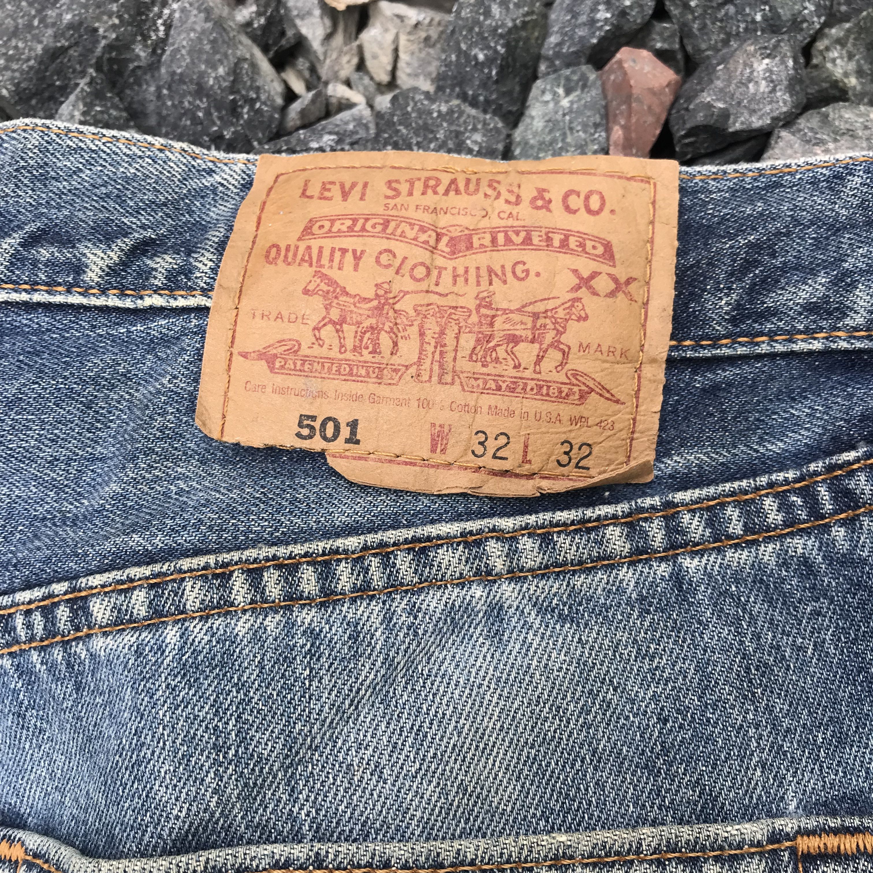 Levi's Vintage Levis 501 distressed ripped jean kurt cobain style Size US 32 / EU 48 - 11 Thumbnail