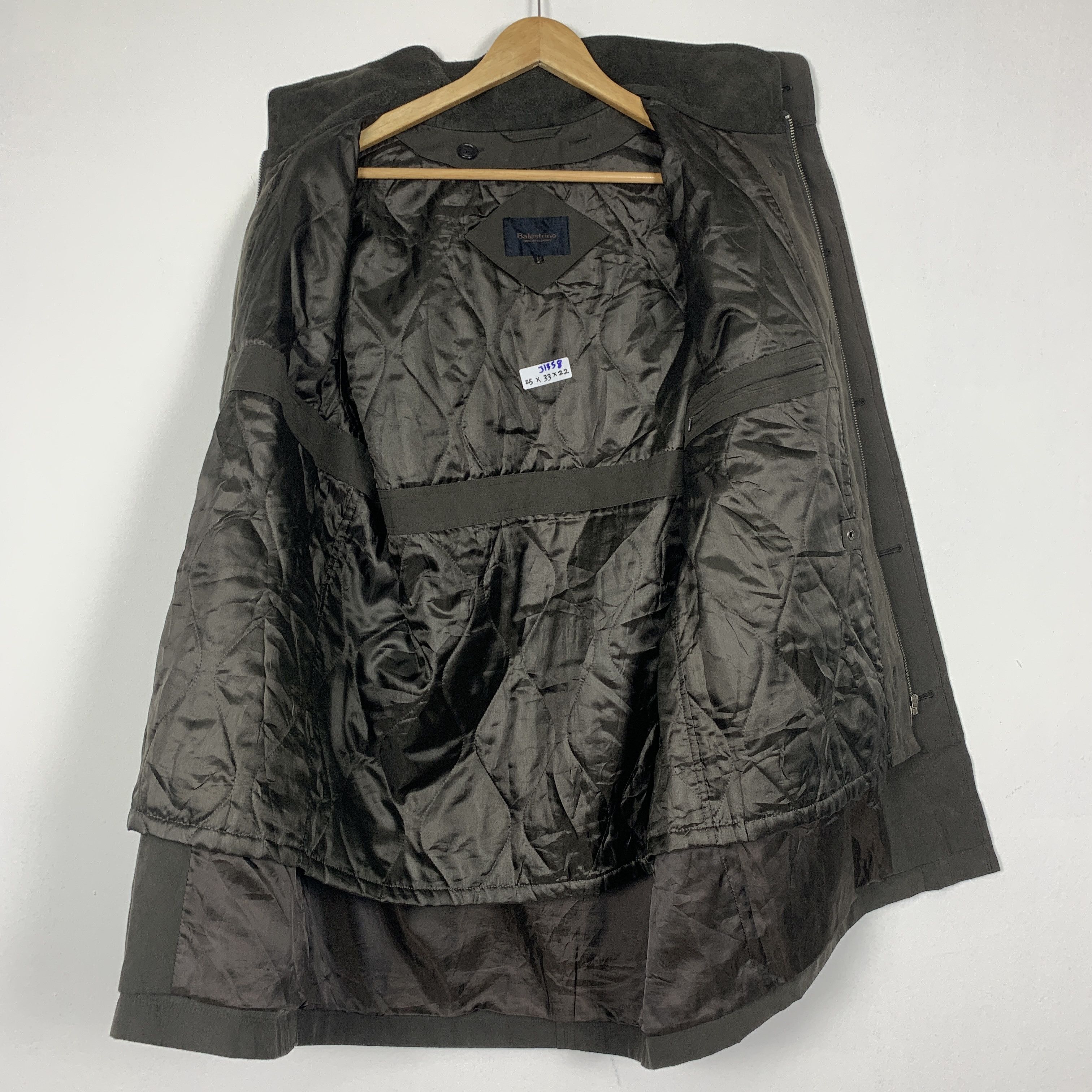 Vintage Vintage Balestrino Quilted Lining Zip Up Jacket J1358 Size US M / EU 48-50 / 2 - 13 Thumbnail
