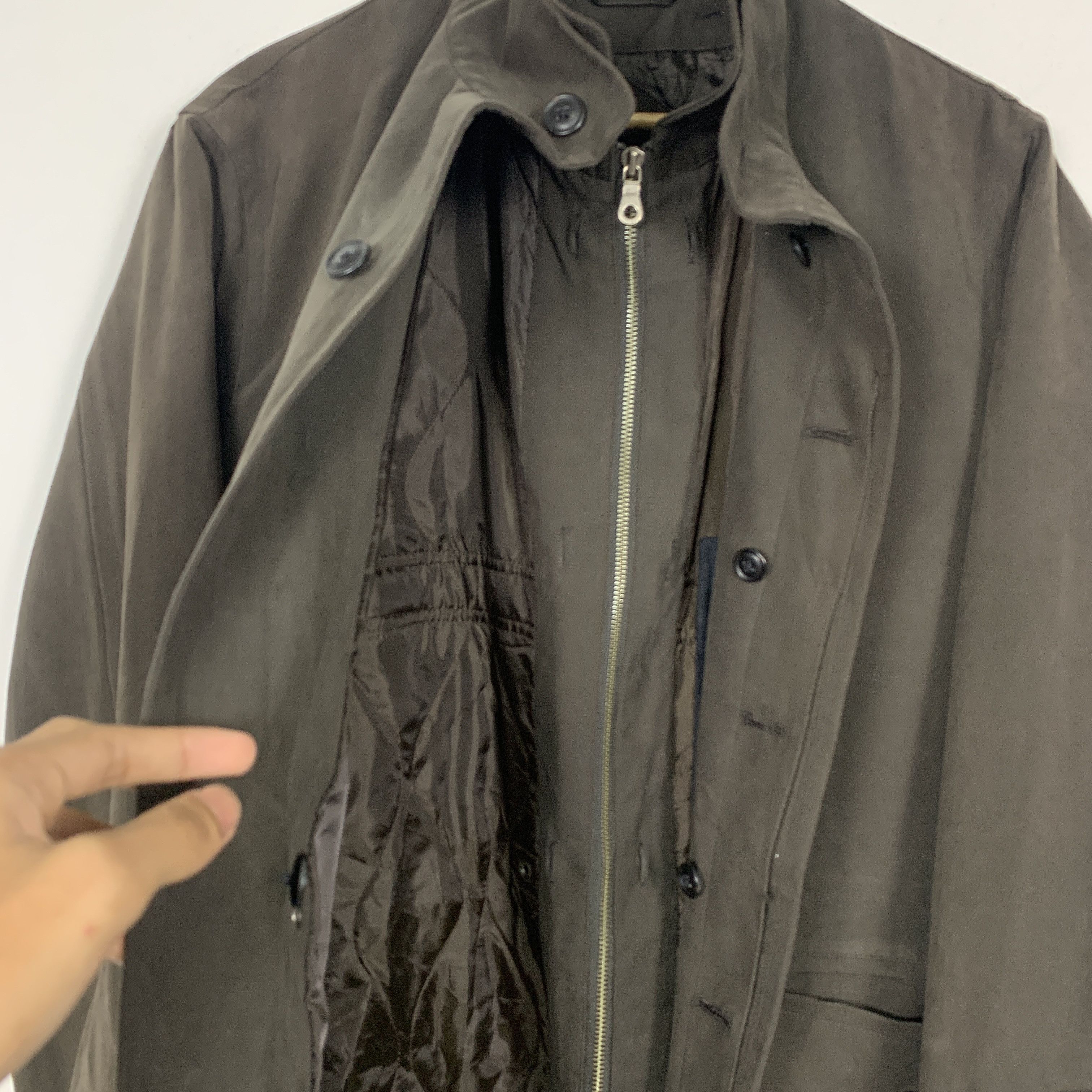 Vintage Vintage Balestrino Quilted Lining Zip Up Jacket J1358 Size US M / EU 48-50 / 2 - 9 Thumbnail