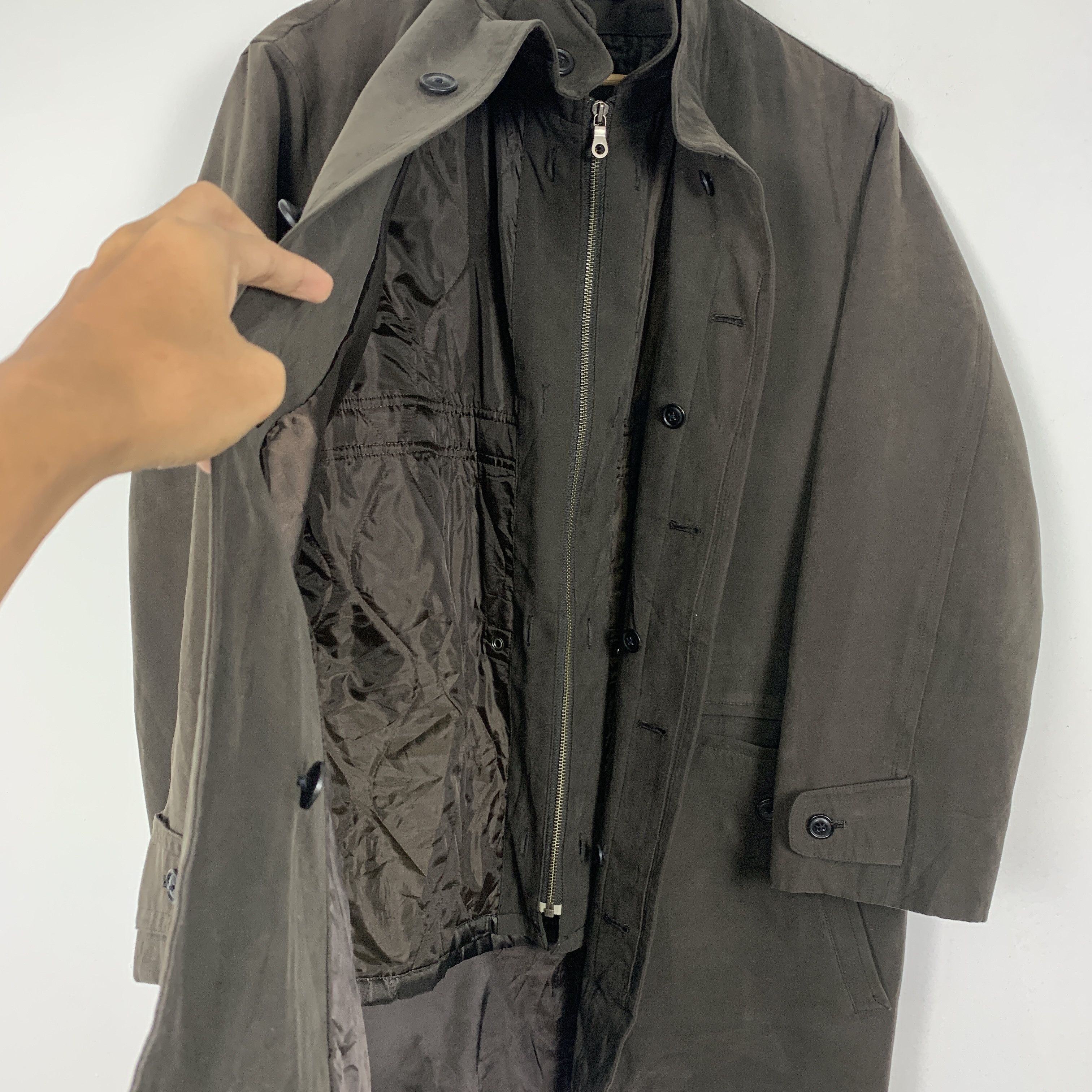 Vintage Vintage Balestrino Quilted Lining Zip Up Jacket J1358 Size US M / EU 48-50 / 2 - 10 Thumbnail