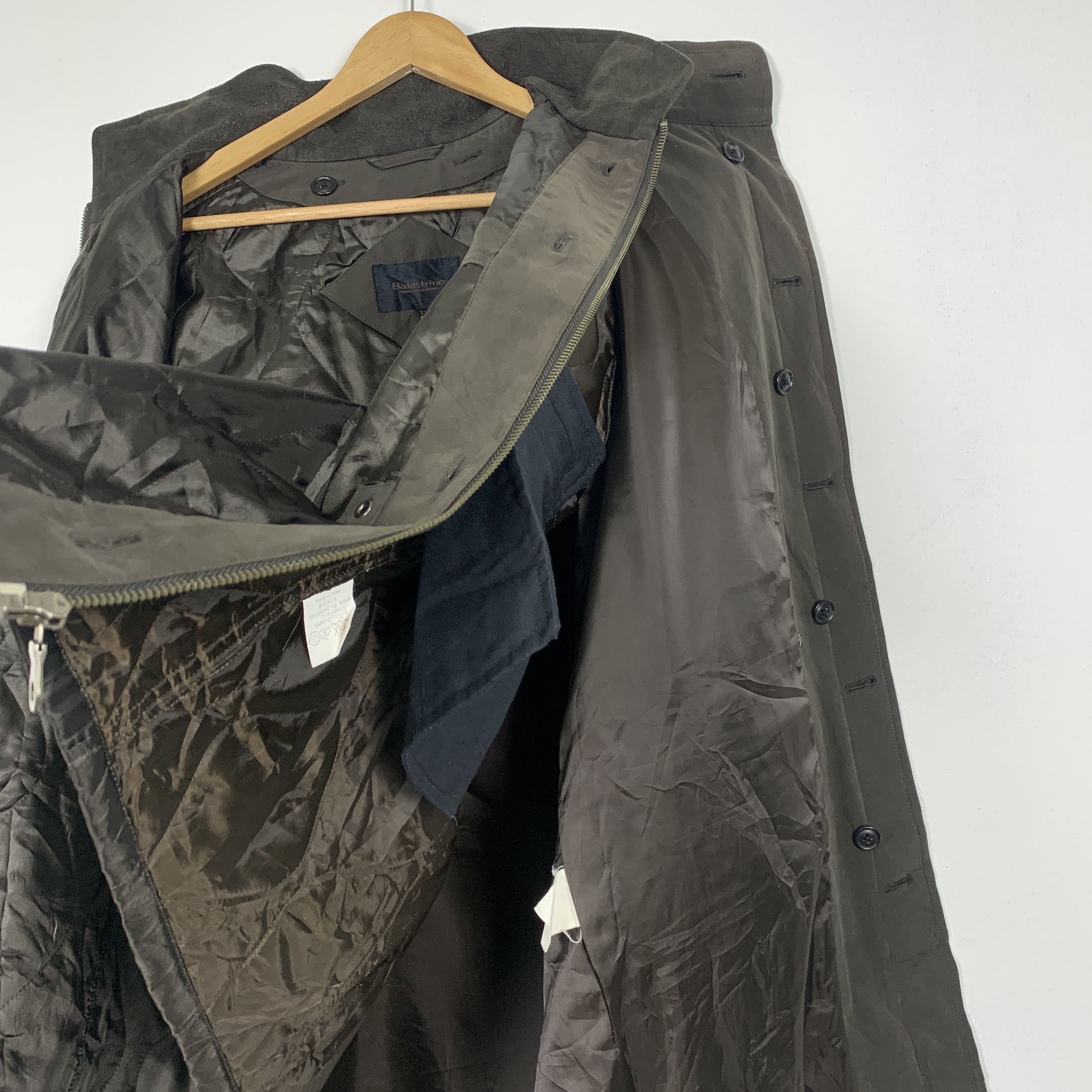 Vintage Vintage Balestrino Quilted Lining Zip Up Jacket J1358 Size US M / EU 48-50 / 2 - 14 Thumbnail