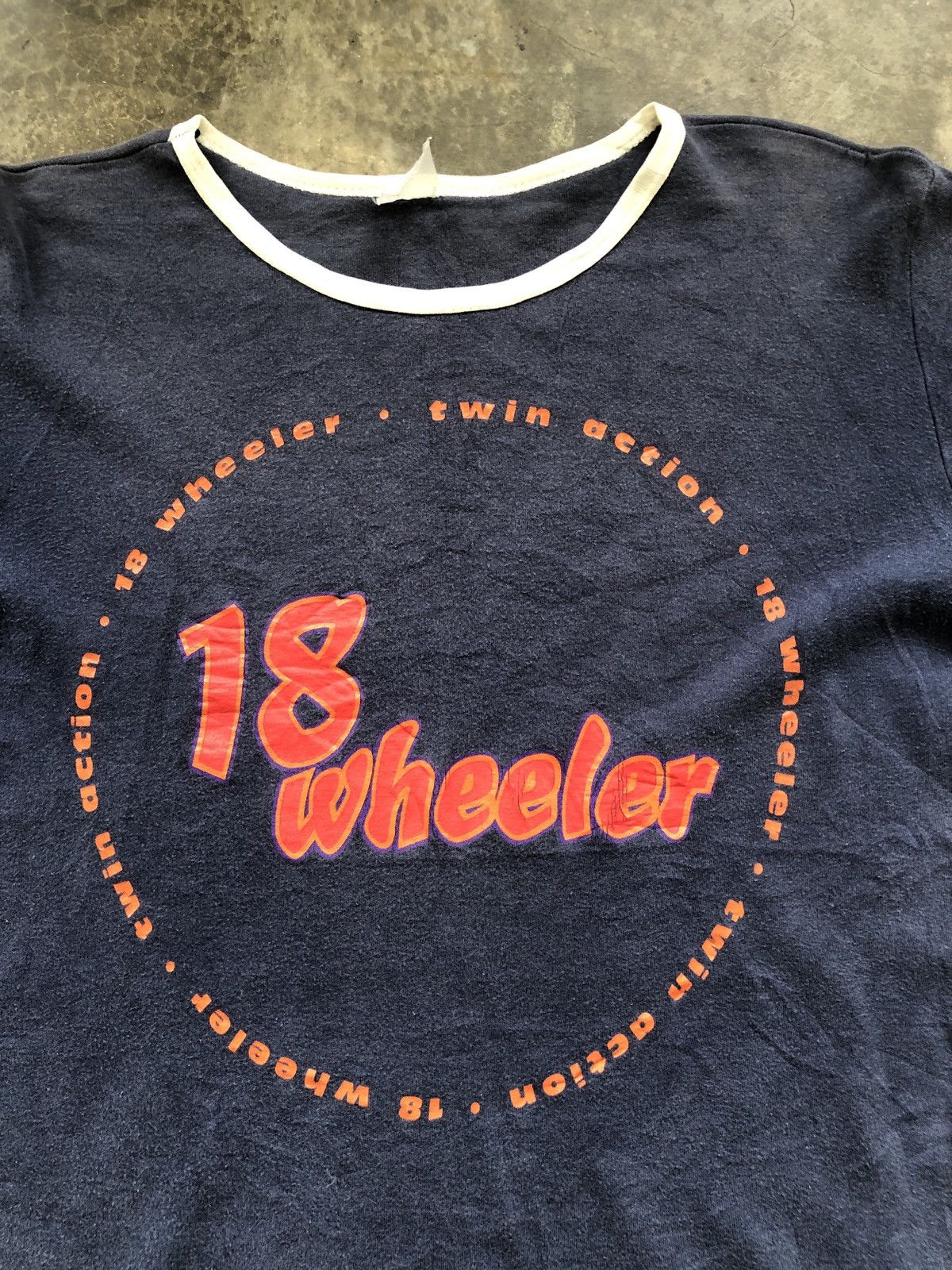 Band Tees × Vintage VINTAGE 18 WHEELER TWIN ACTION INDIE ROCK BAND T SHIRT Size US S / EU 44-46 / 1 - 2 Thumbnail