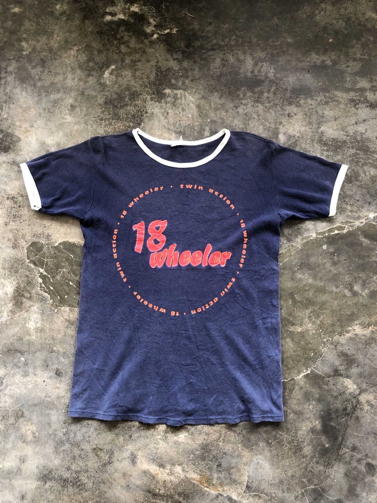 Band Tees × Vintage VINTAGE 18 WHEELER TWIN ACTION INDIE ROCK BAND T SHIRT Size US S / EU 44-46 / 1 - 1 Thumbnail