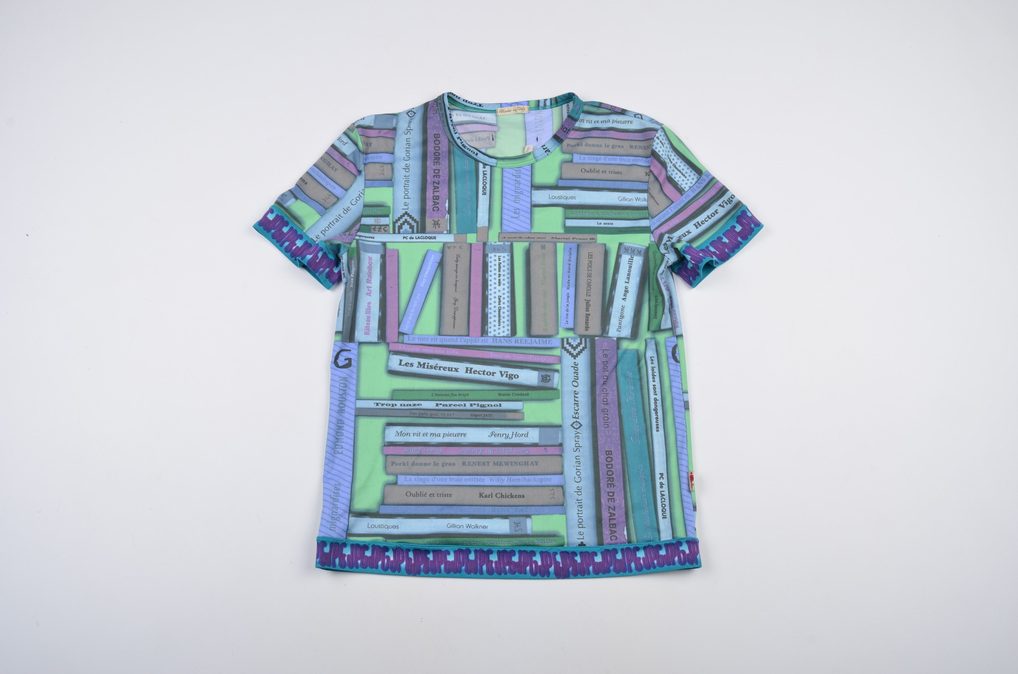 Jean Paul Gaultier Vintage JPG Jean Paul Gaultier Books Parody Mesh Tee Size M / US 6-8 / IT 42-44 - 1 Thumbnail