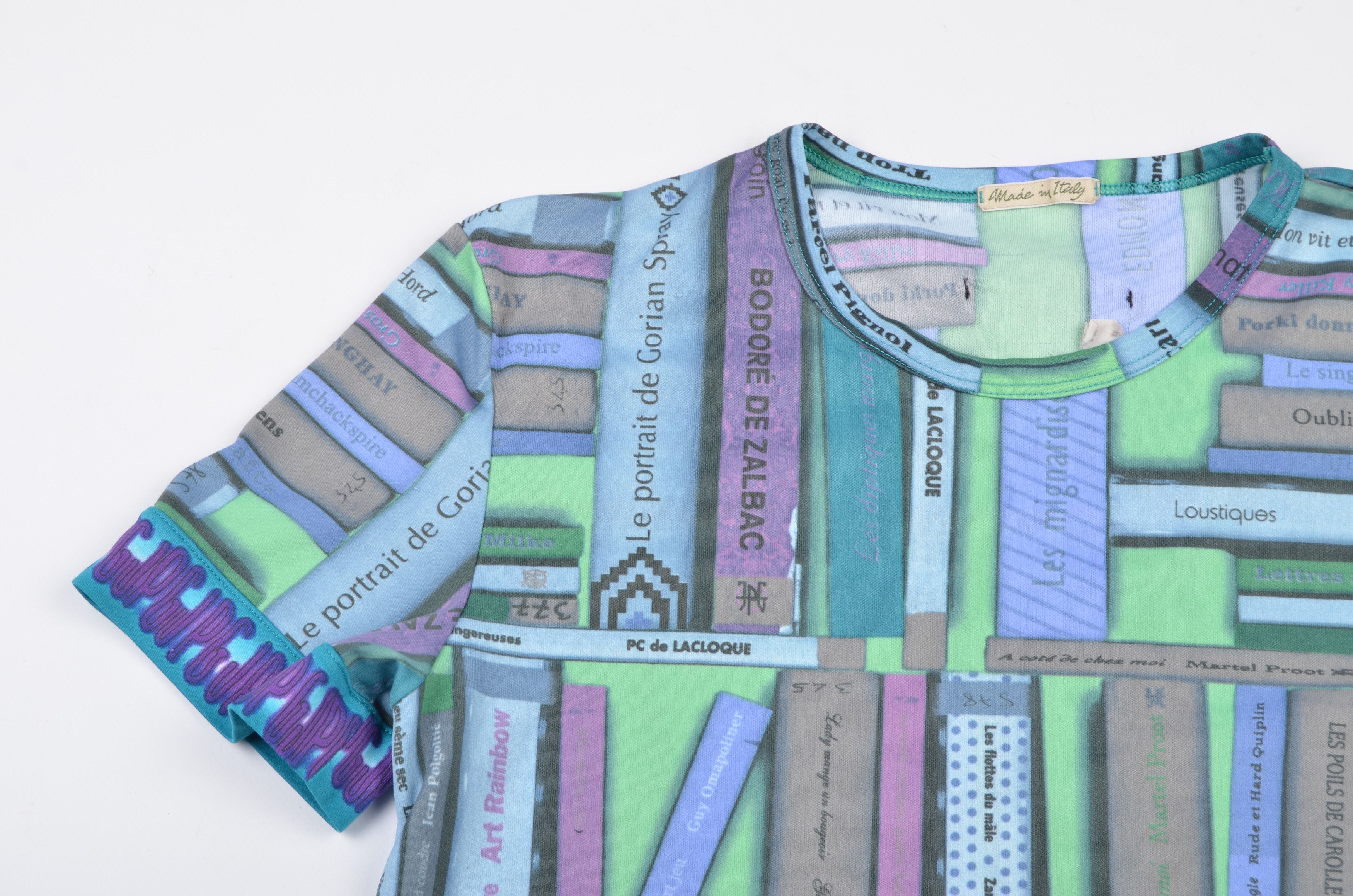 Jean Paul Gaultier Vintage JPG Jean Paul Gaultier Books Parody Mesh Tee Size M / US 6-8 / IT 42-44 - 2 Thumbnail
