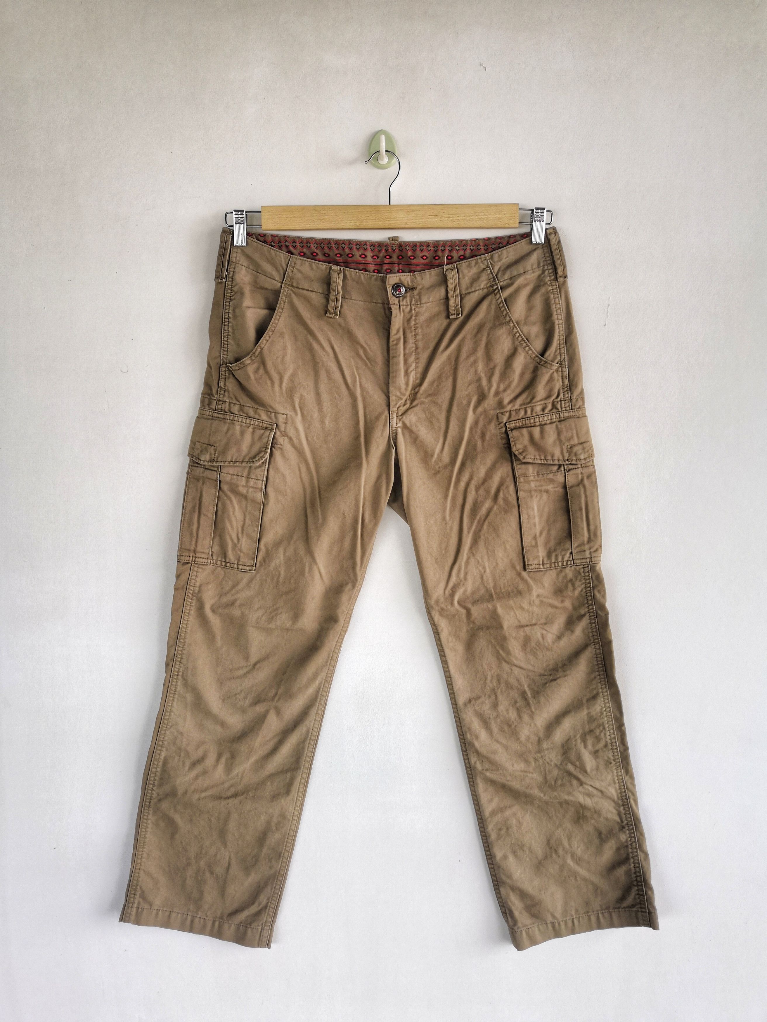Japanese Brand × Vintage Japanese Cargo Pants Multi Pocket Bondage Trousers Pants Size US 34 / EU 50 - 1 Thumbnail
