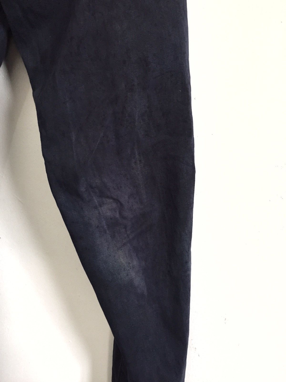 Marithe + Francois Girbaud M.F Girbaud France Dark Slim Fit Biker Denim Size US 32 / EU 48 - 7 Thumbnail