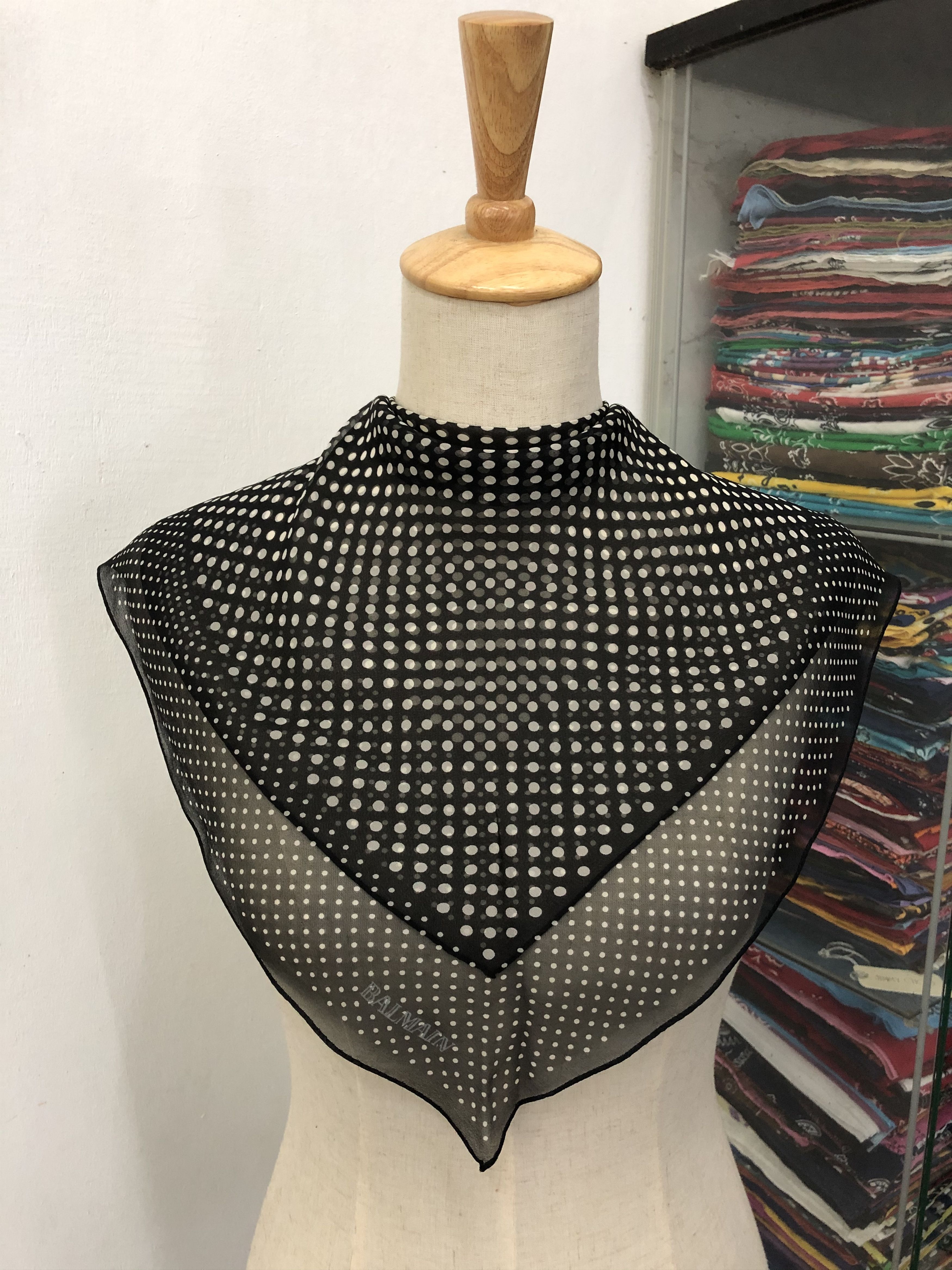 Vintage Balmain Silk Scarf