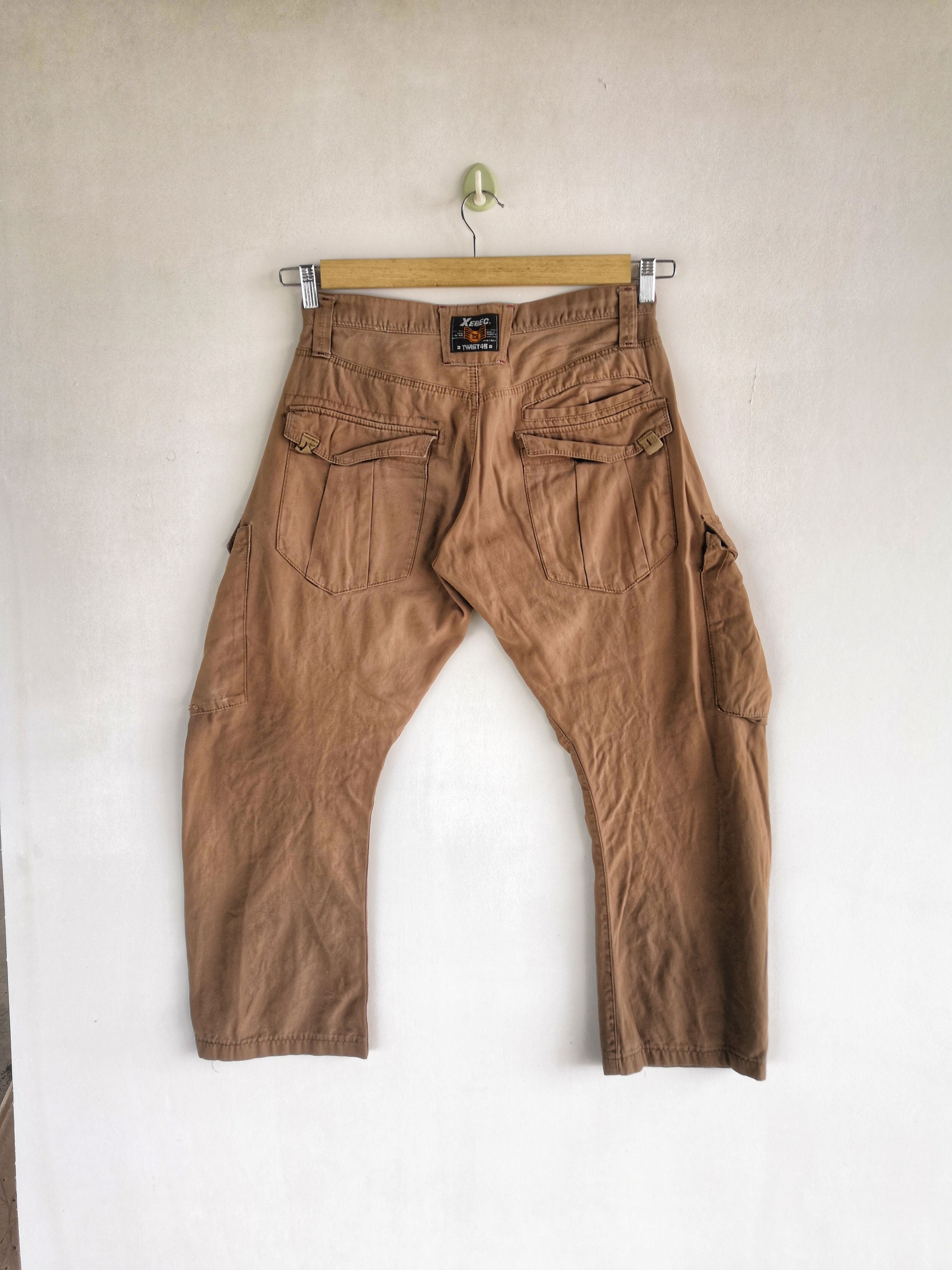 Japanese Brand × Vintage Xebec Japanese Cargo Pants Multi Pocket Utility Trousers Size US 32 / EU 48 - 2 Thumbnail