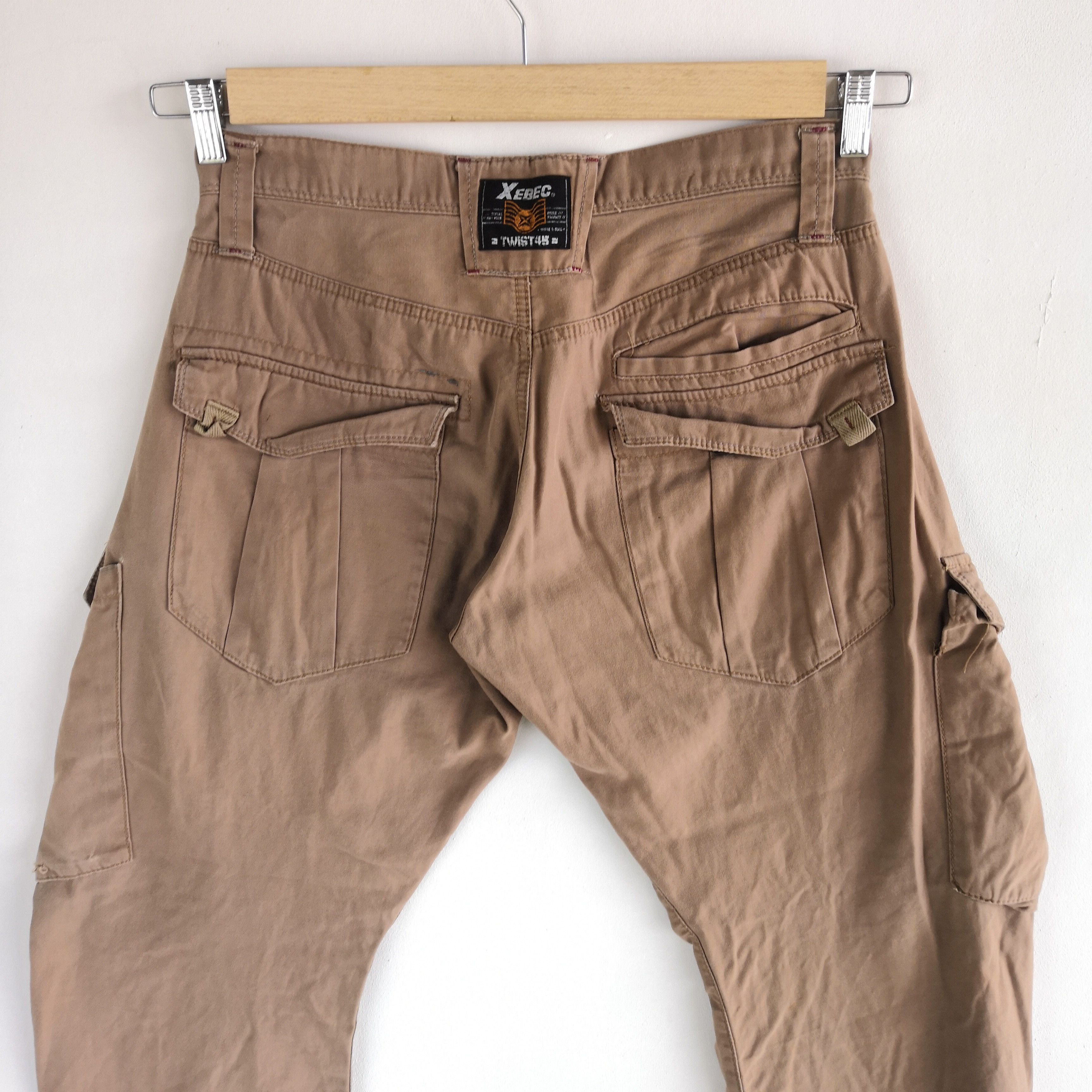 Japanese Brand × Vintage Xebec Japanese Cargo Pants Multi Pocket Utility Trousers Size US 32 / EU 48 - 4 Thumbnail