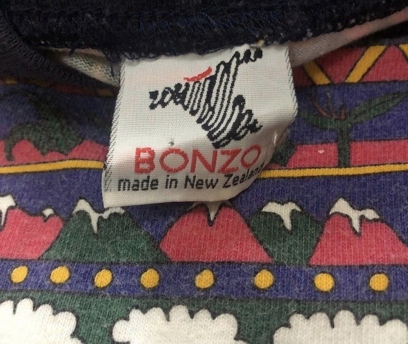 New Zealand Outback Vintage 90s bonzo new zealand stripe tshirt Size US M / EU 48-50 / 2 - 3 Thumbnail