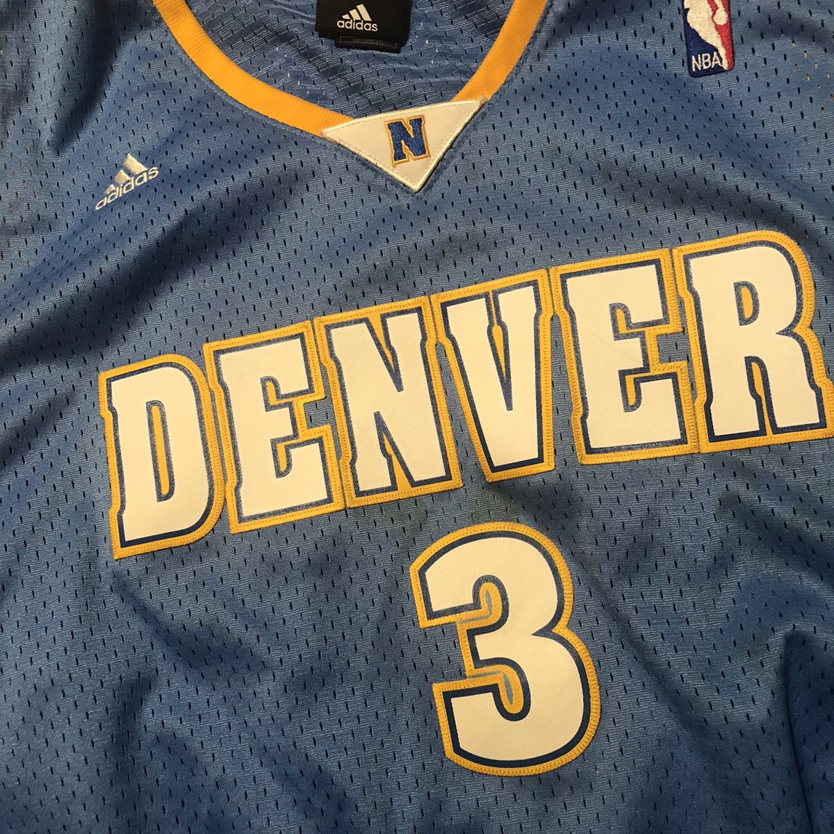 Adidas × NBA × Vintage vintage Y2K Adidas NBA Denver Nuggets Allen Iverson Jersey Size US XXL / EU 58 / 5 - 3 Thumbnail