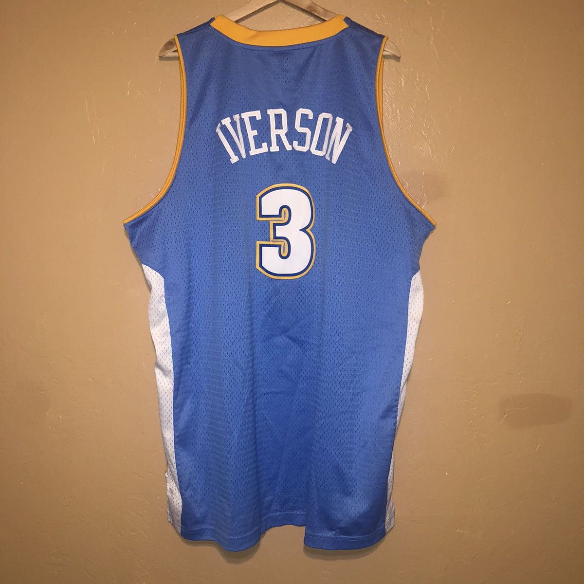 Adidas × NBA × Vintage vintage Y2K Adidas NBA Denver Nuggets Allen Iverson Jersey Size US XXL / EU 58 / 5 - 2 Thumbnail