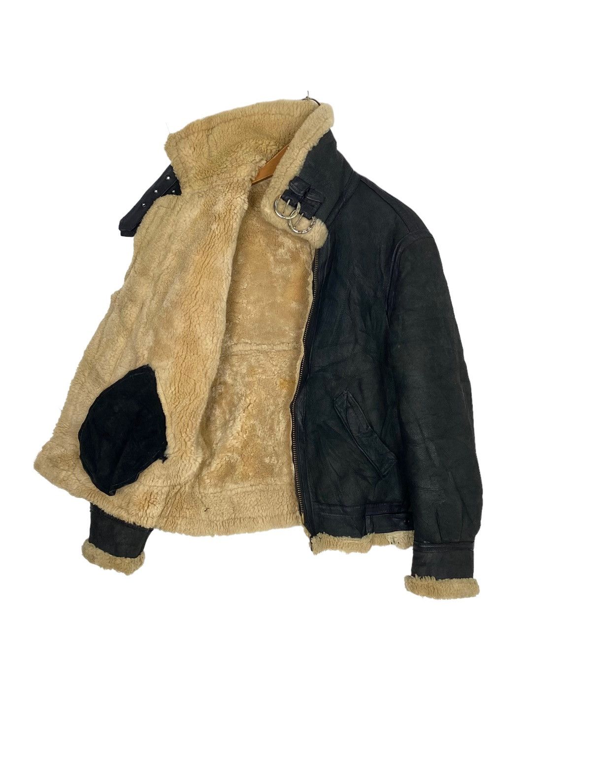 Schott Vtg B-3 Schott Bros Sheepskin Leather Flight Jacket US 36 Size US S / EU 44-46 / 1 - 2 Thumbnail