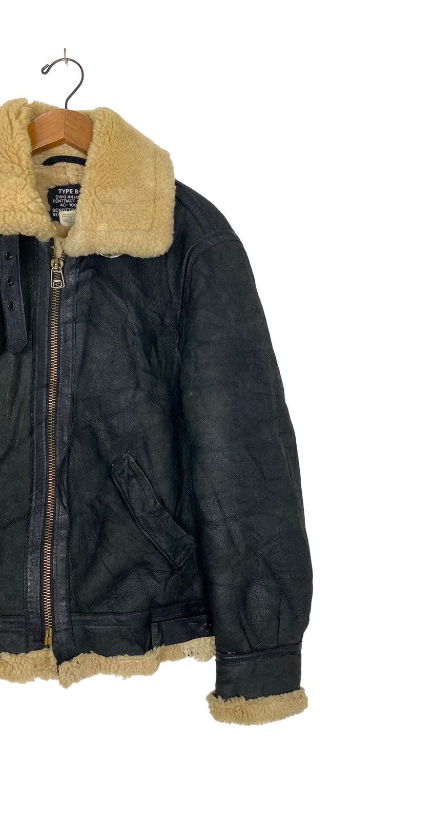 Schott Vtg B-3 Schott Bros Sheepskin Leather Flight Jacket US 36 Size US S / EU 44-46 / 1 - 4 Thumbnail