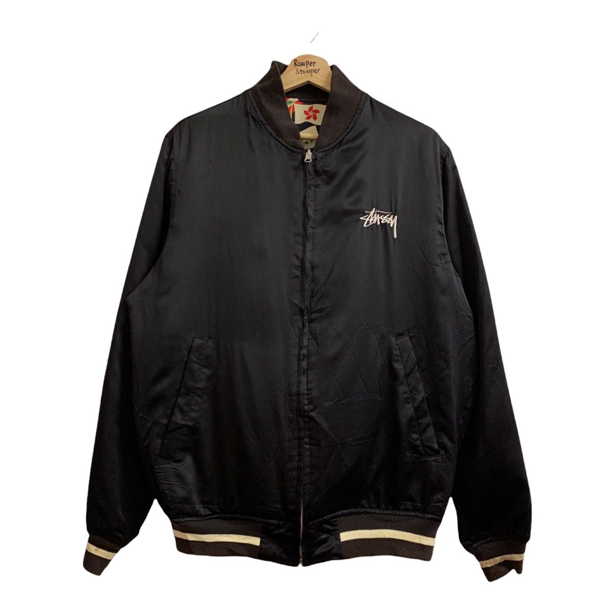 Stussy 🔥STUSSY Monogram Reversible Bomber Jacket Size US M / EU 48-50 / 2 - 2 Thumbnail