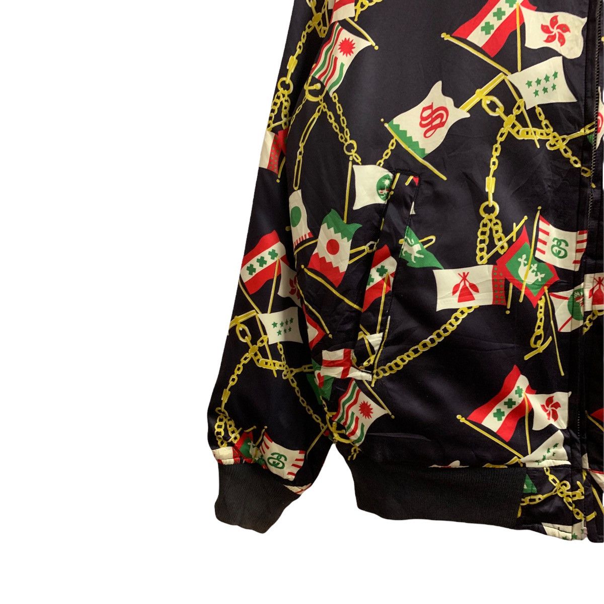 Stussy 🔥STUSSY Monogram Reversible Bomber Jacket Size US M / EU 48-50 / 2 - 8 Thumbnail