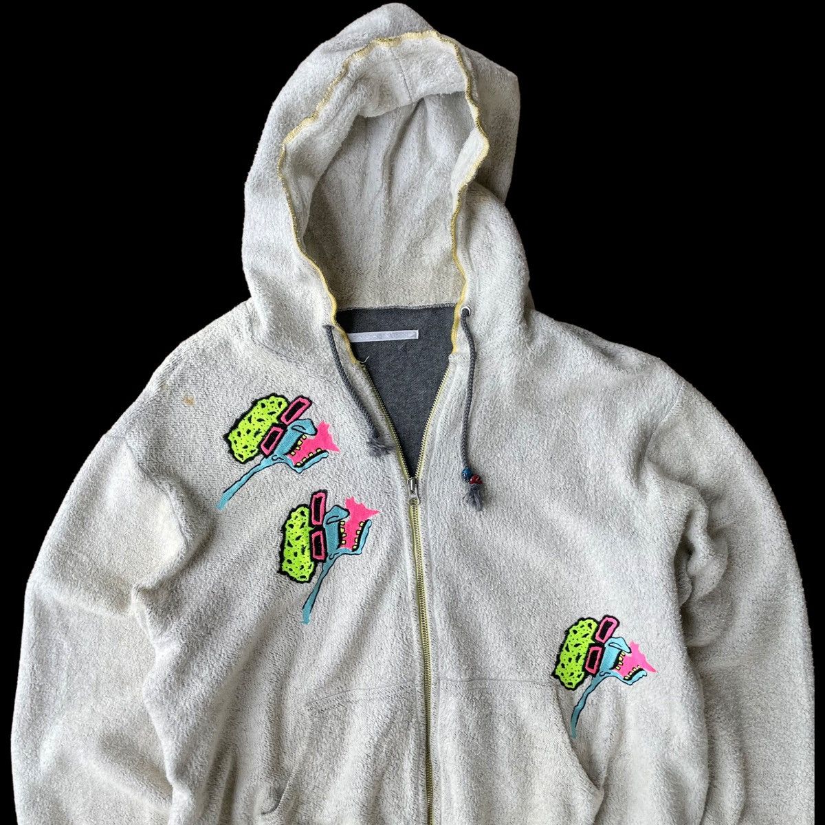 Japanese Brand 💥DIET BUTCHER SLIM SKIN SWEATER HOODIE Size US XL / EU 56 / 4 - 4 Thumbnail