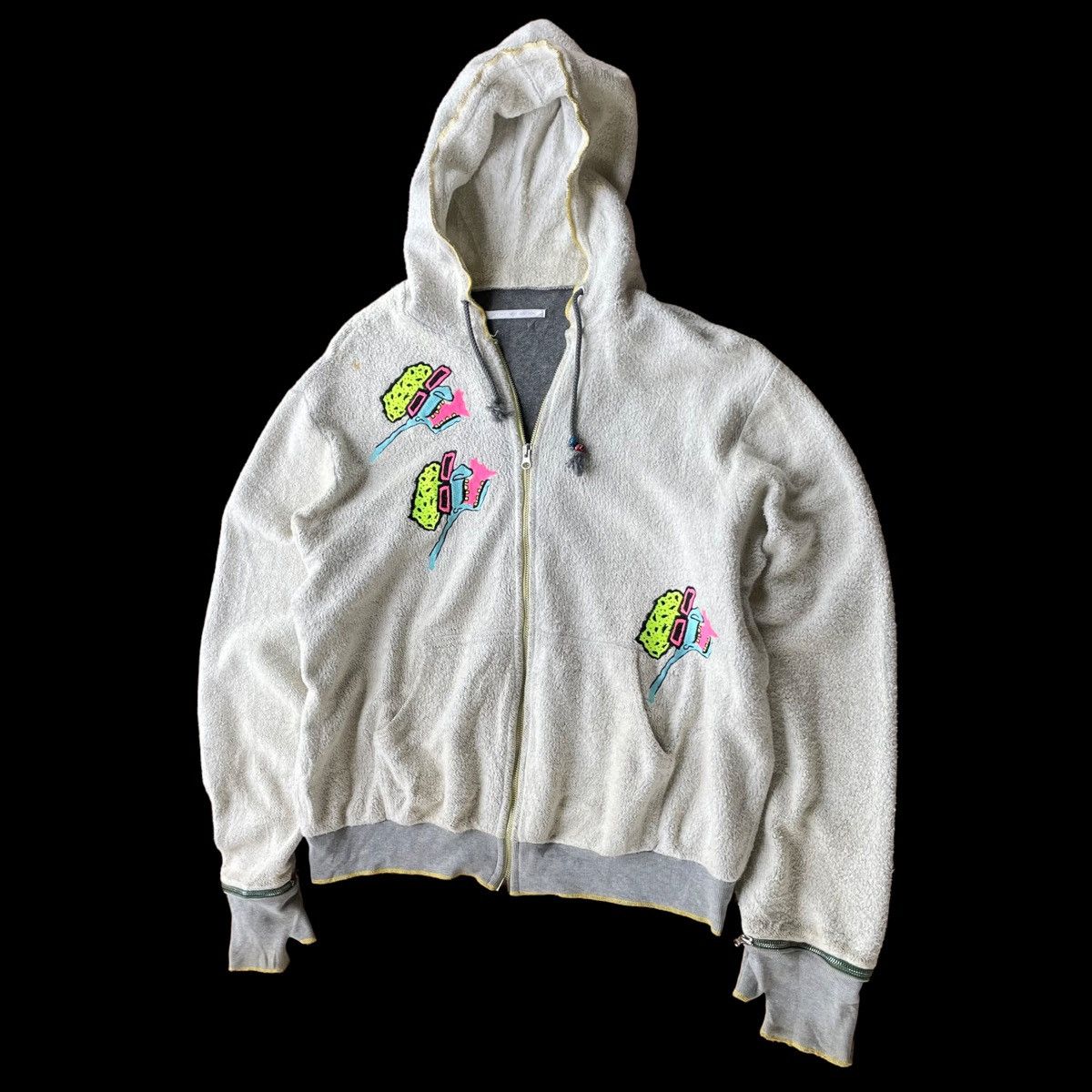 Japanese Brand 💥DIET BUTCHER SLIM SKIN SWEATER HOODIE Size US XL / EU 56 / 4 - 3 Thumbnail