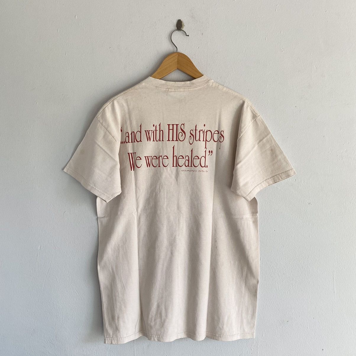 Vintage vintage jesus t-shirt Size US L / EU 52-54 / 3 - 2 Thumbnail