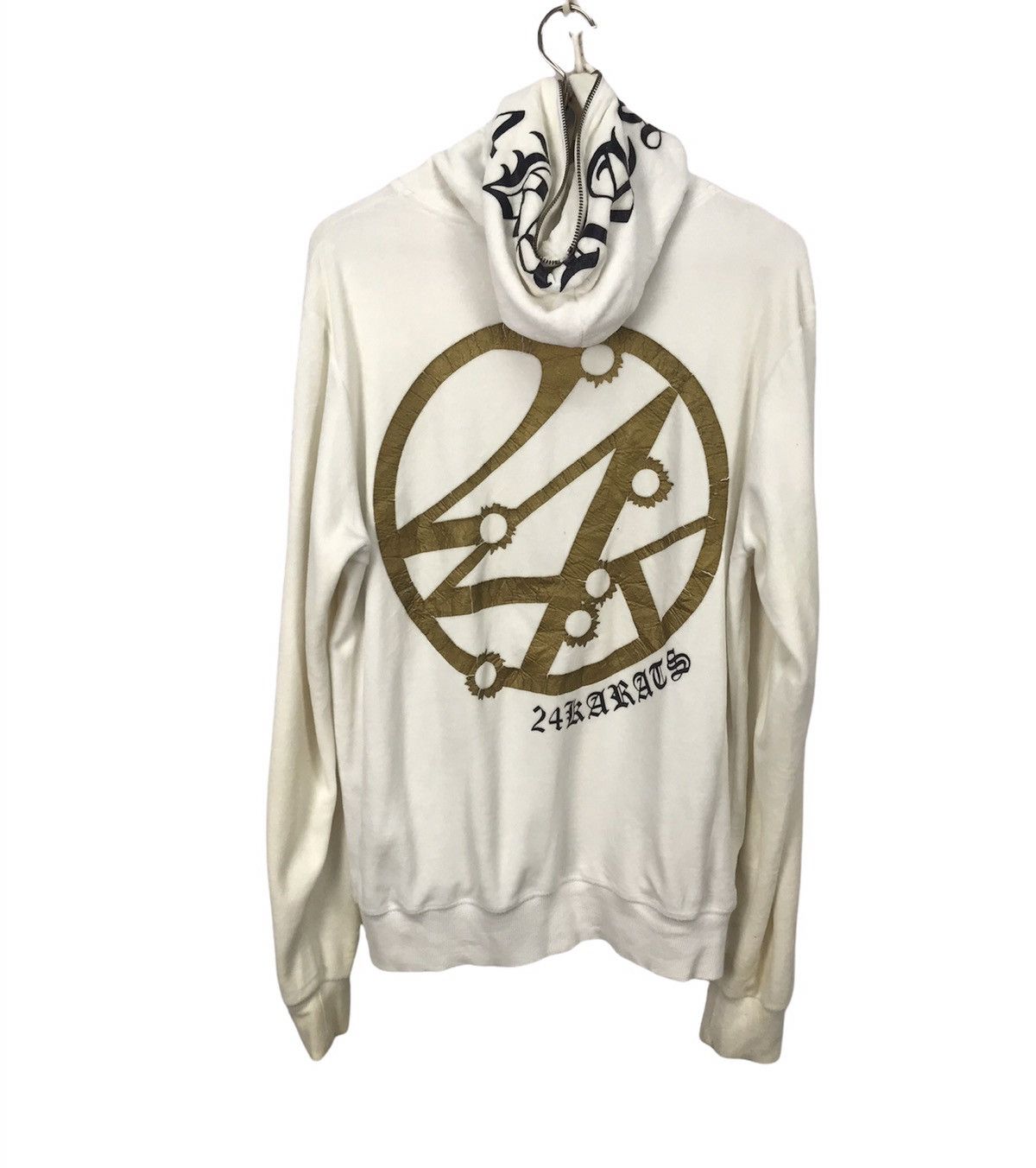 Japanese Brand 24karats hoodie zipper Size US M / EU 48-50 / 2 - 2 Thumbnail