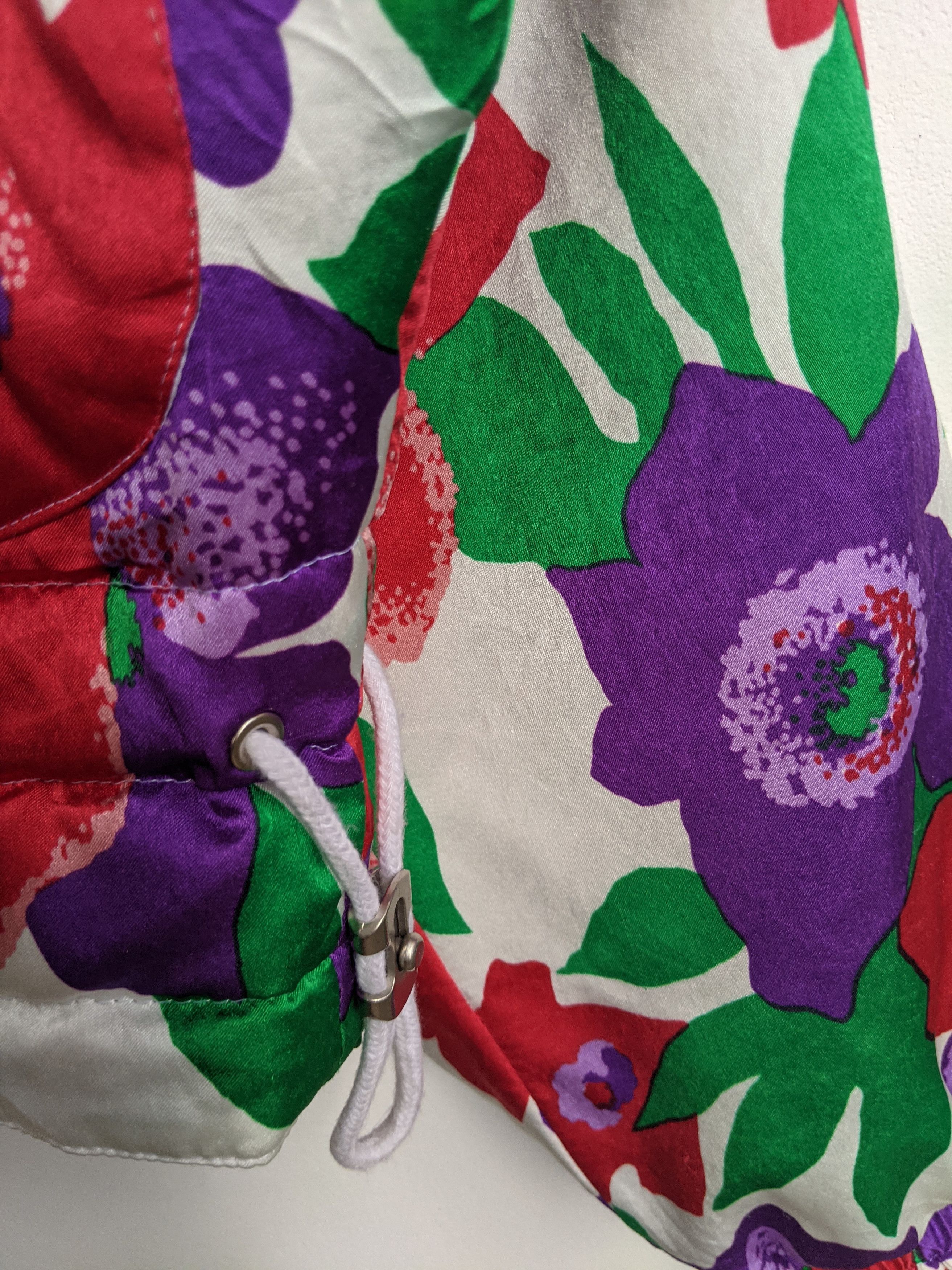 Vintage Vintage Cresson Crop Floral Ski Jacket Size L / US 10 / IT 46 - 7 Thumbnail