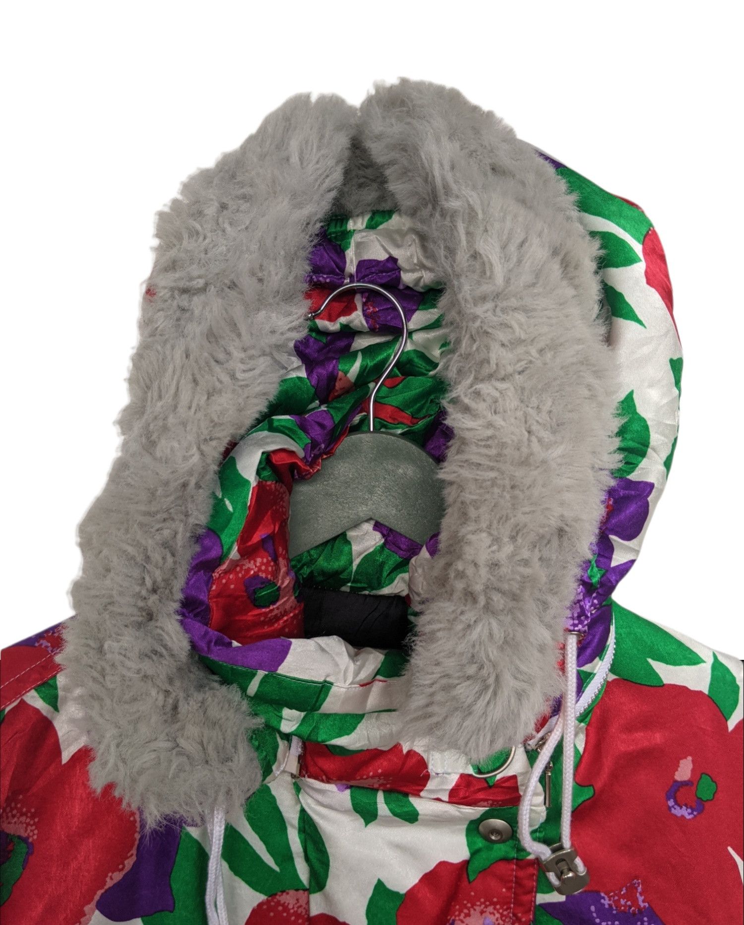 Vintage Vintage Cresson Crop Floral Ski Jacket Size L / US 10 / IT 46 - 4 Thumbnail