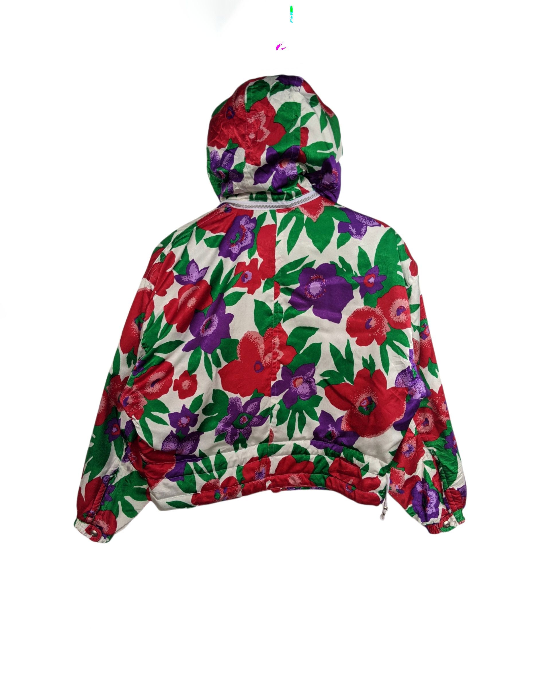 Vintage Vintage Cresson Crop Floral Ski Jacket Size L / US 10 / IT 46 - 3 Thumbnail