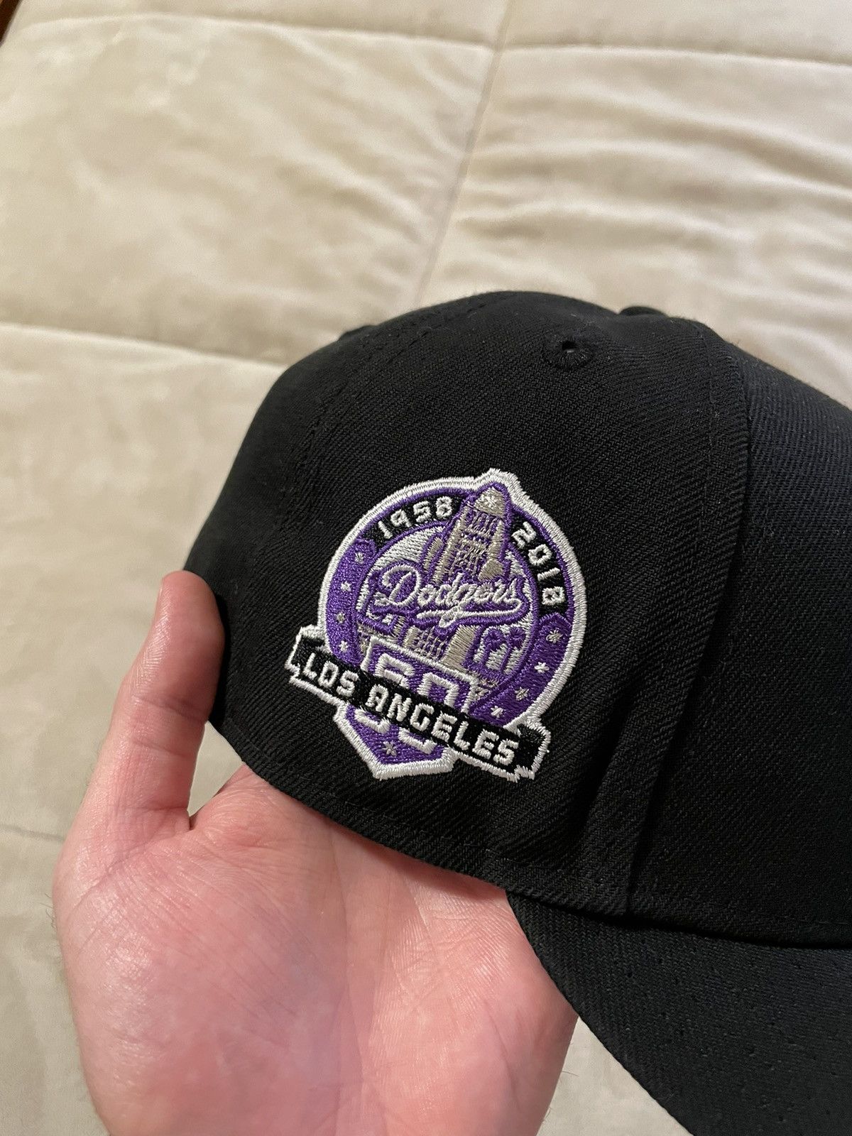 Hat Club × New Era Hat Club Exclusive New Era Los Angeles Dodgers Fitted Hat Size ONE SIZE - 3 Thumbnail