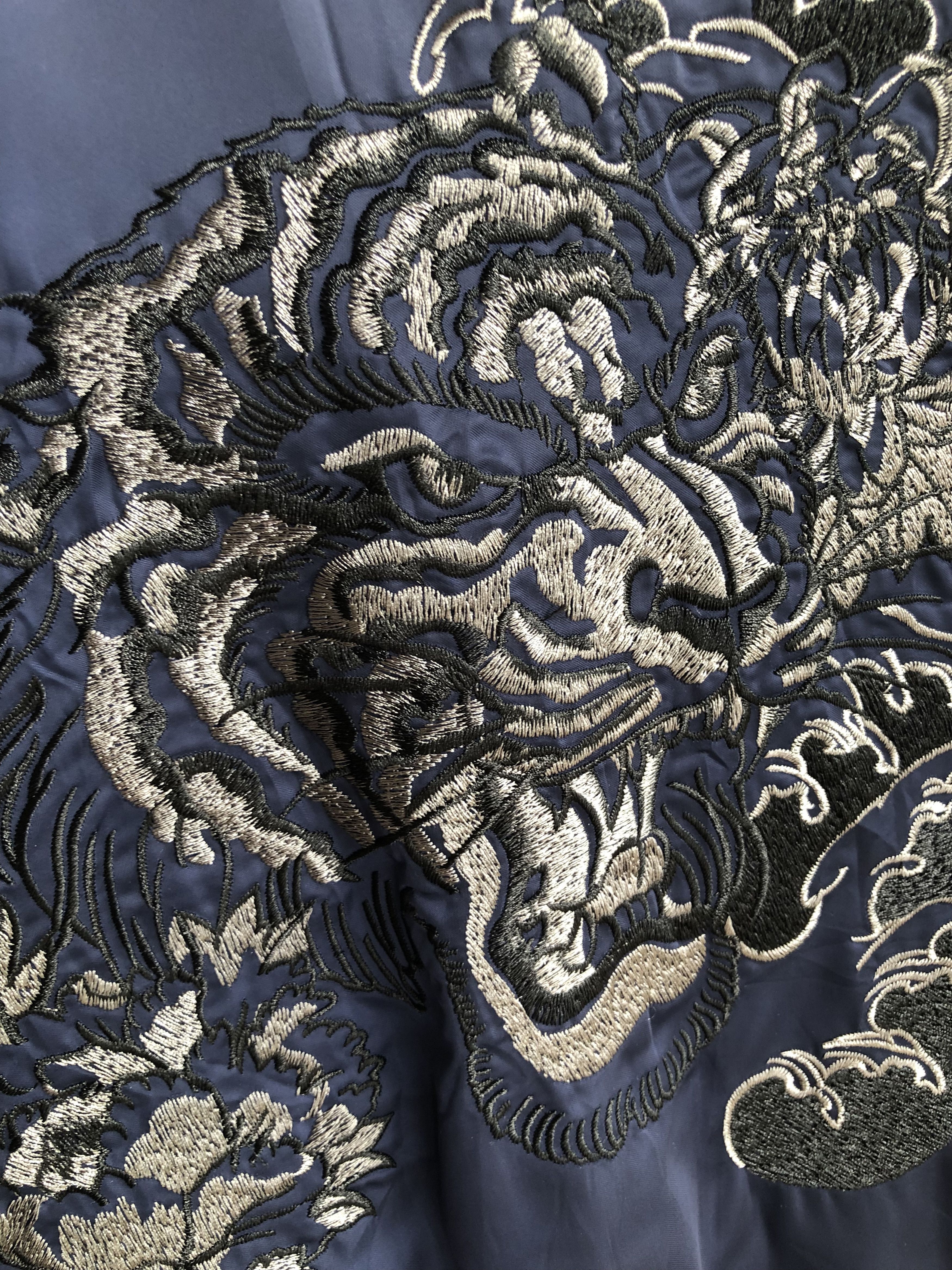 Bershka RARE🔥BERSHKA SUKAJAN TIGER EMBROIDERIES JACKET Size US M / EU 48-50 / 2 - 4 Thumbnail