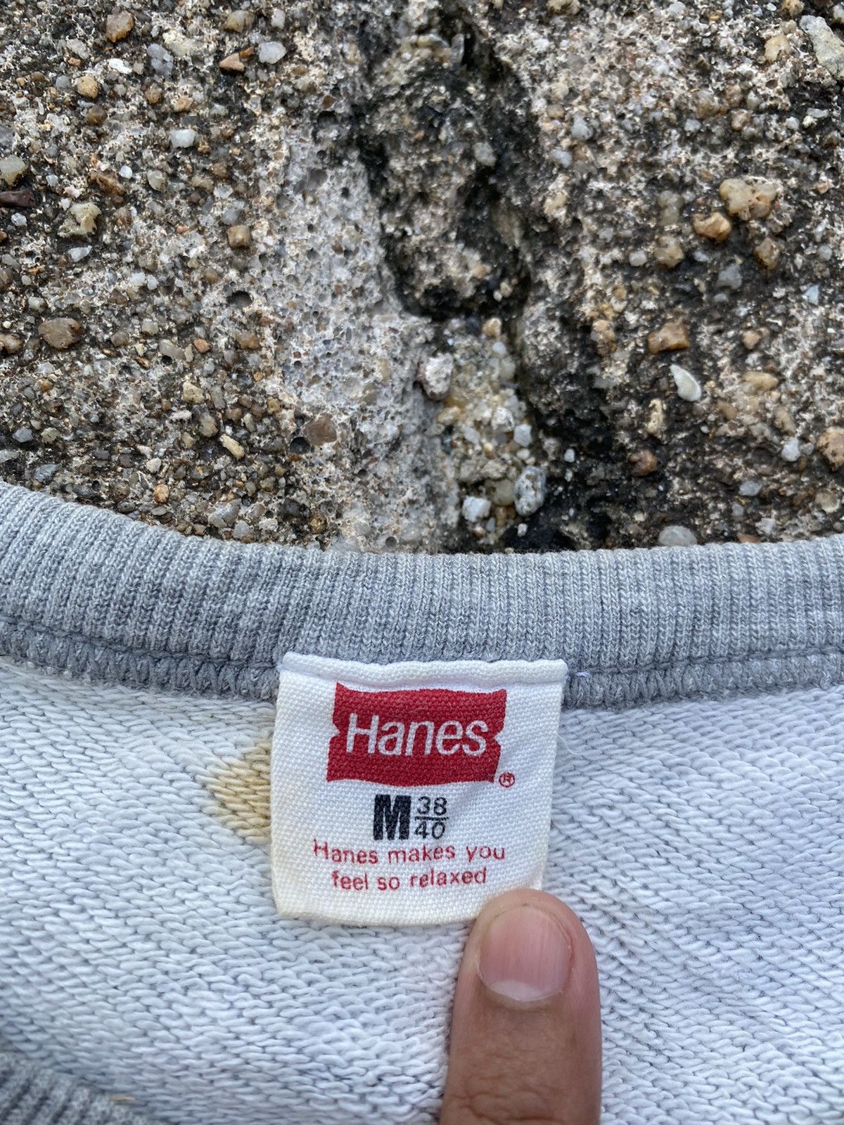 Hanes Vintage Hanes Crewneck Sweatshirt Spellout Size US M / EU 48-50 / 2 - 3 Thumbnail