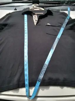 Burberry × Vintage VINTAGE BURBERRY LONG SLEEVE POLO TEE Size US M / EU 48-50 / 2 - 15 Thumbnail