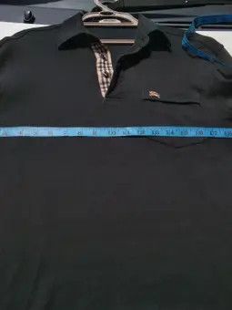 Burberry × Vintage VINTAGE BURBERRY LONG SLEEVE POLO TEE Size US M / EU 48-50 / 2 - 14 Thumbnail