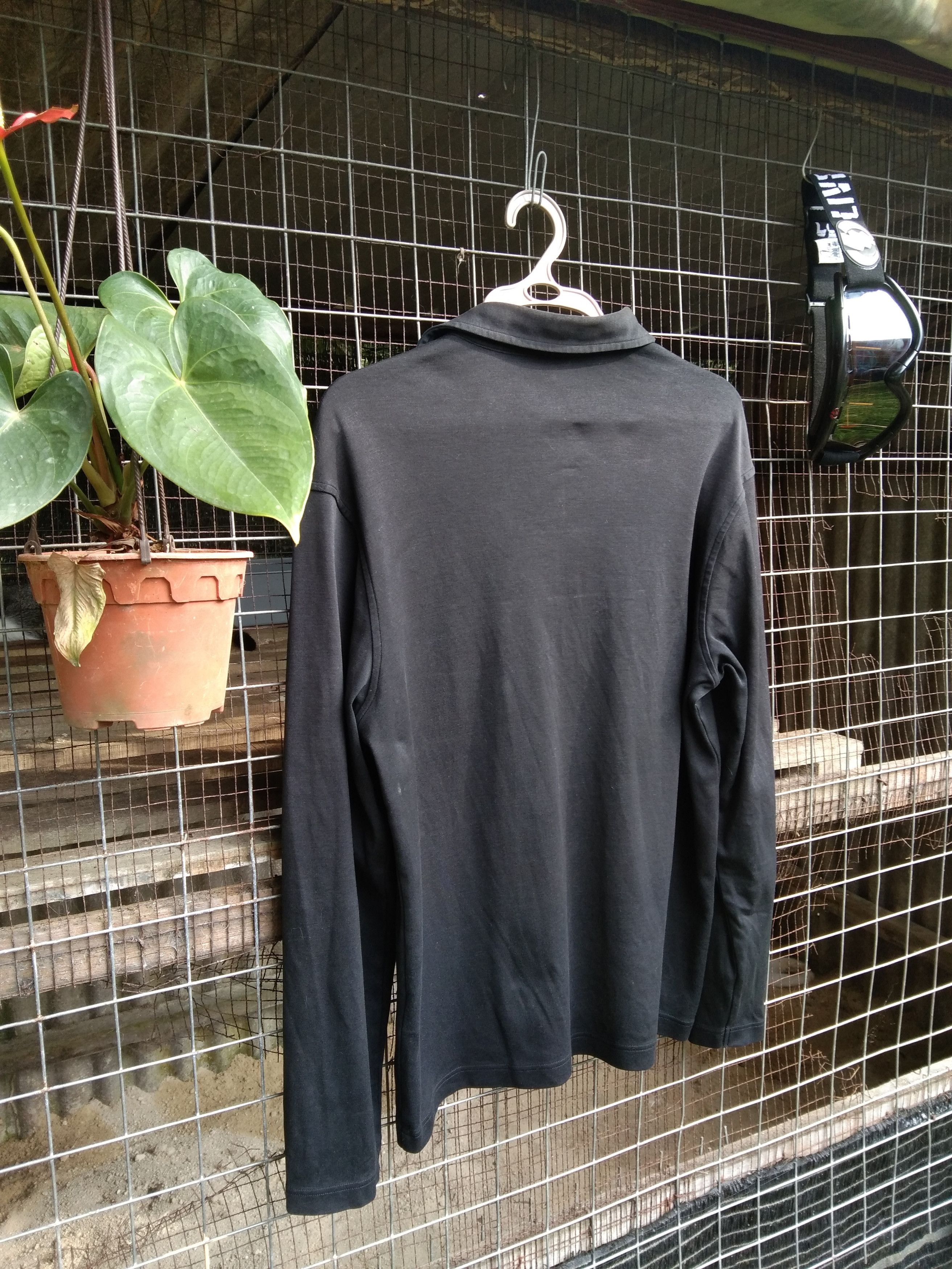 Burberry × Vintage VINTAGE BURBERRY LONG SLEEVE POLO TEE Size US M / EU 48-50 / 2 - 5 Thumbnail