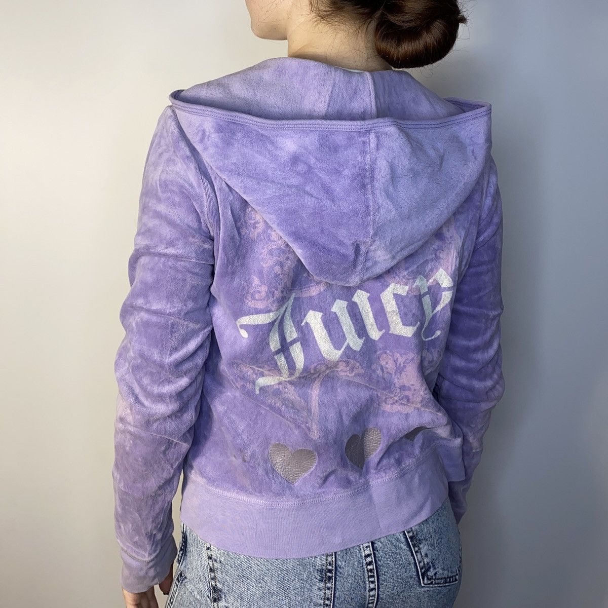 Juicy Couture × Vintage VINTAGE JUICY COUTURE BIG LOGO LOVE ZIP-UP HOODIE Size M / US 6-8 / IT 42-44 - 1 Thumbnail