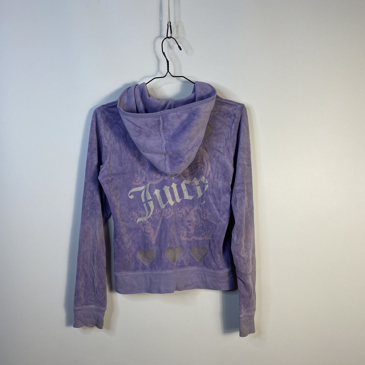 Juicy Couture × Vintage VINTAGE JUICY COUTURE BIG LOGO LOVE ZIP-UP HOODIE Size M / US 6-8 / IT 42-44 - 7 Thumbnail