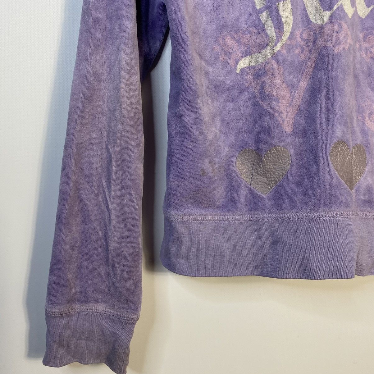 Juicy Couture × Vintage VINTAGE JUICY COUTURE BIG LOGO LOVE ZIP-UP HOODIE Size M / US 6-8 / IT 42-44 - 8 Thumbnail
