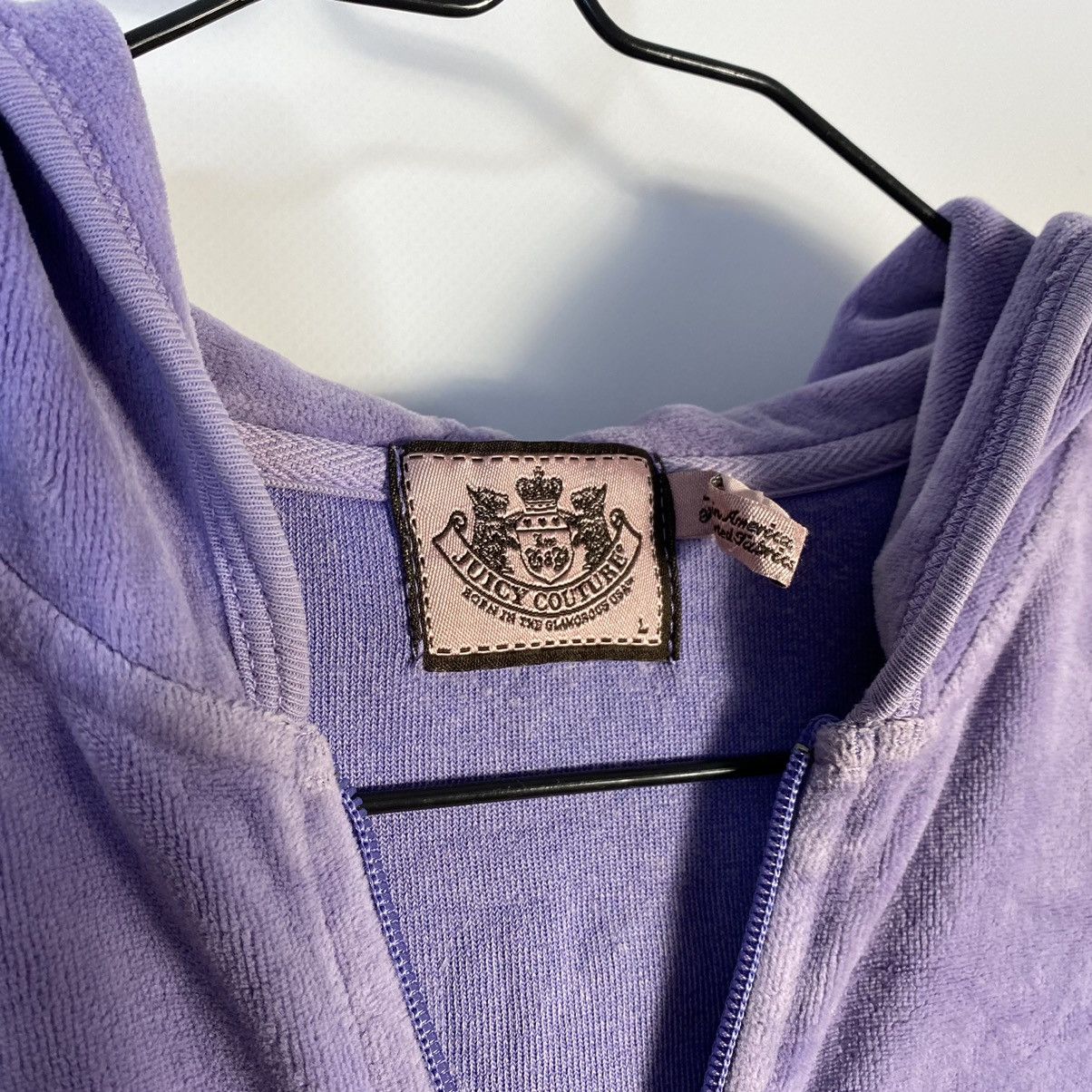 Juicy Couture × Vintage VINTAGE JUICY COUTURE BIG LOGO LOVE ZIP-UP HOODIE Size M / US 6-8 / IT 42-44 - 3 Thumbnail