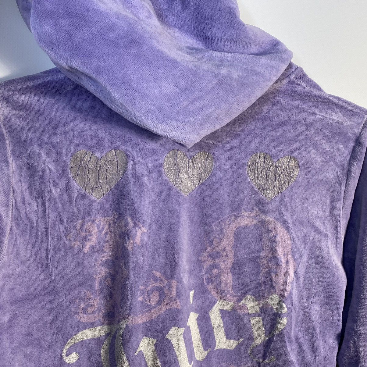 Juicy Couture × Vintage VINTAGE JUICY COUTURE BIG LOGO LOVE ZIP-UP HOODIE Size M / US 6-8 / IT 42-44 - 9 Thumbnail