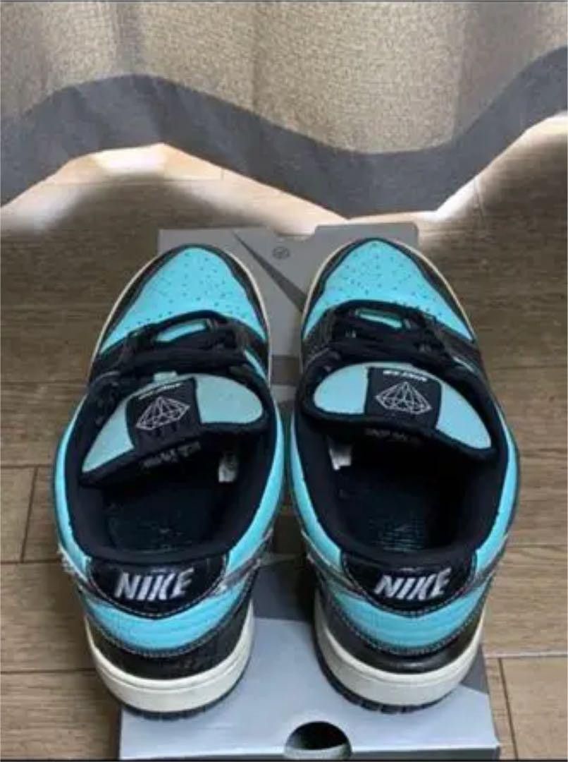 Nike Nike Dunk SB Low Diamond Supply Co. Aqua Blue Size US 9.5 / EU 42-43 - 20 Thumbnail